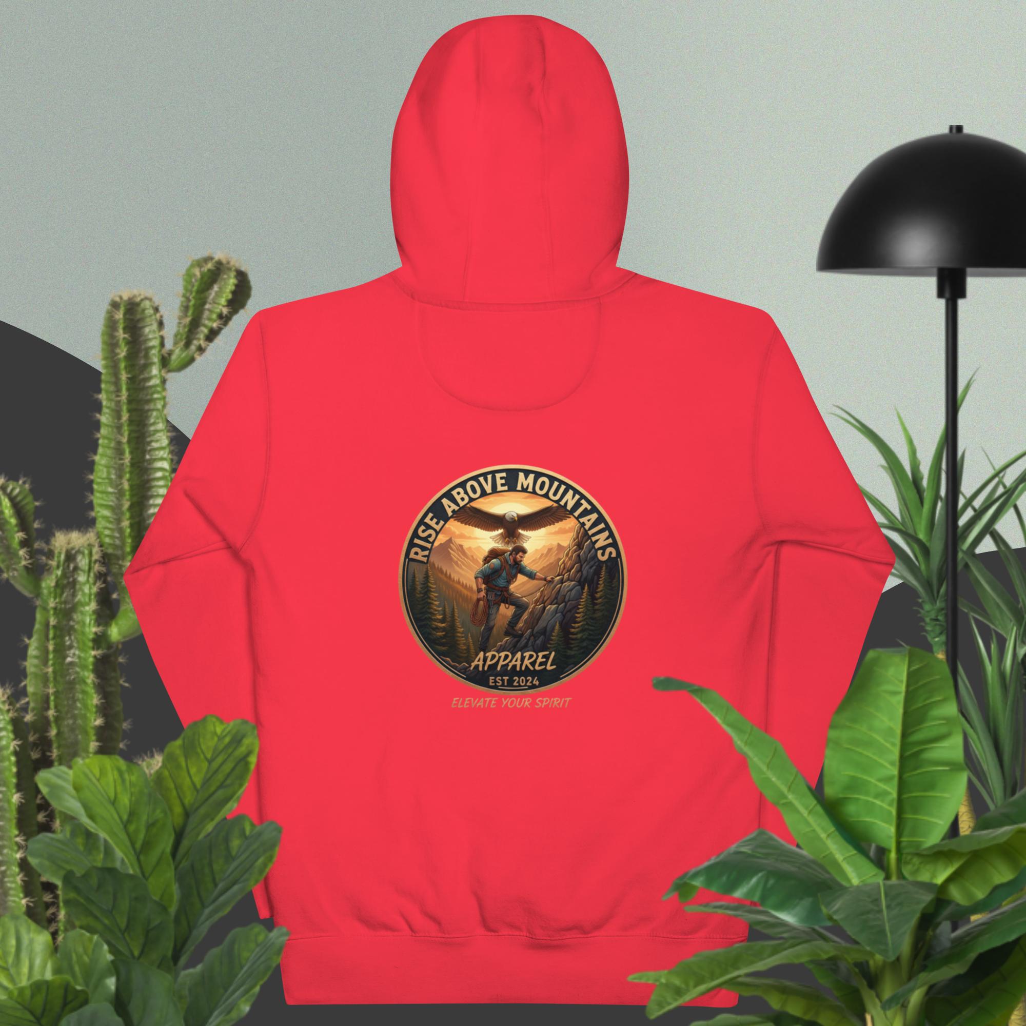 Unisex "Elevate your Spirit" Hoodie - Rise Above Mountains LLC