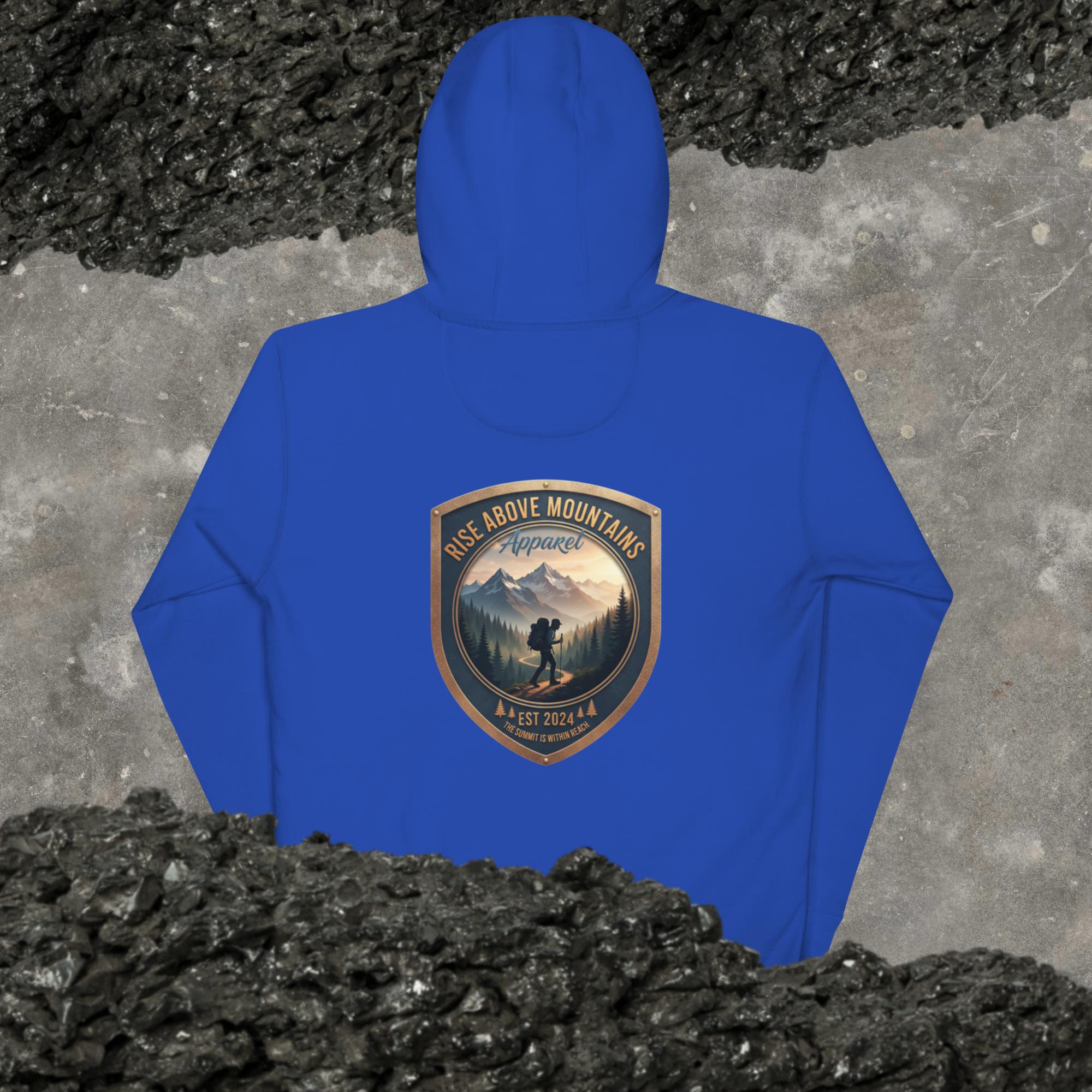 Unisex "The summit is within reach" Hoodie - Rise Above Mountains LLC