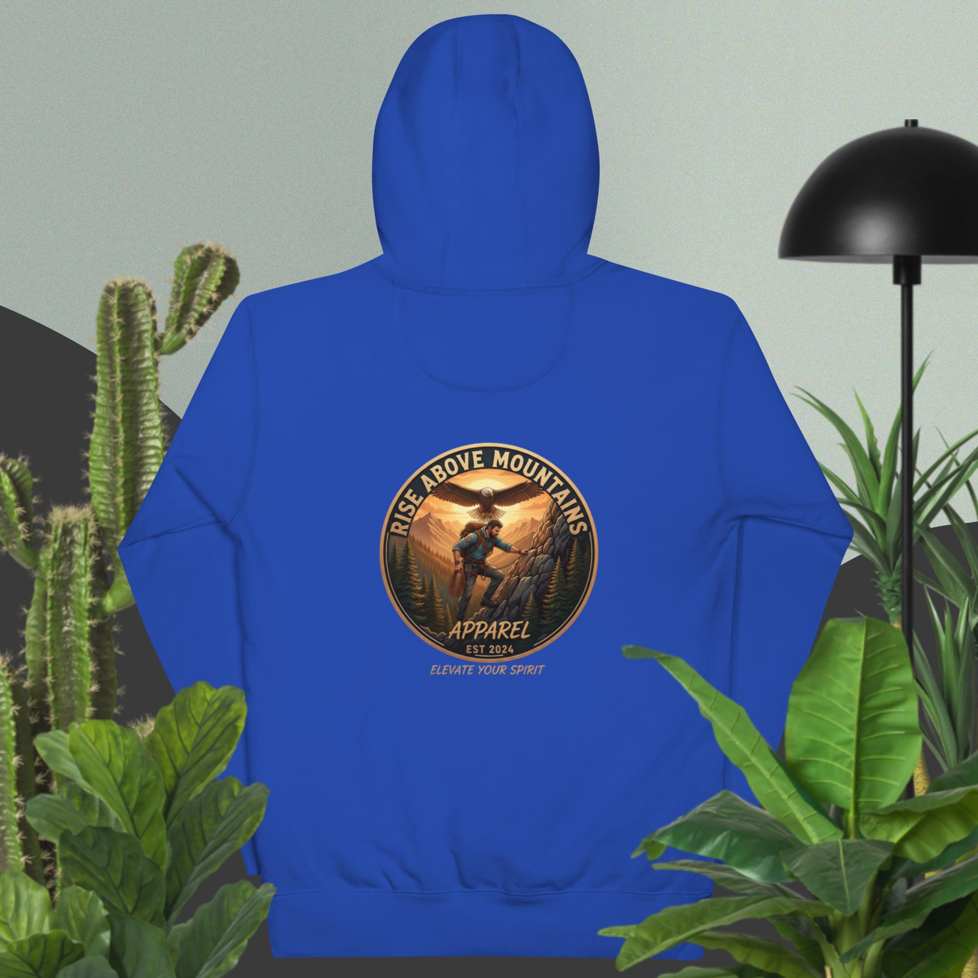 Unisex "Elevate your Spirit" Hoodie - Rise Above Mountains LLC