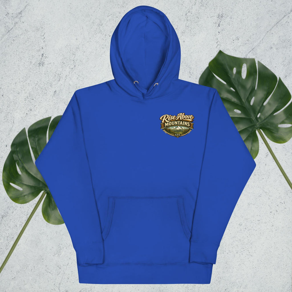 Unisex "Break through your limits" Hoodie - Rise Above Mountains LLC