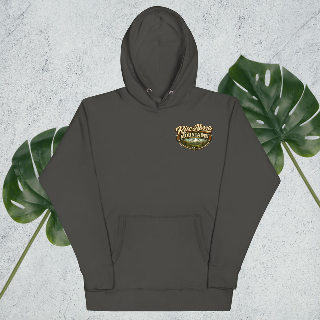 Unisex "Break through your limits" Hoodie - Rise Above Mountains LLC