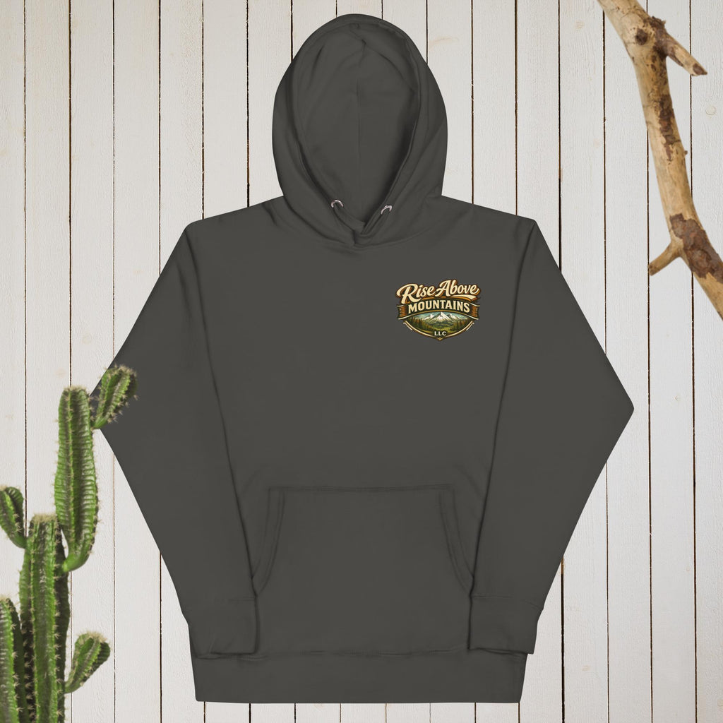 Unisex "Courage over comfort" Hoodie - Rise Above Mountains LLC