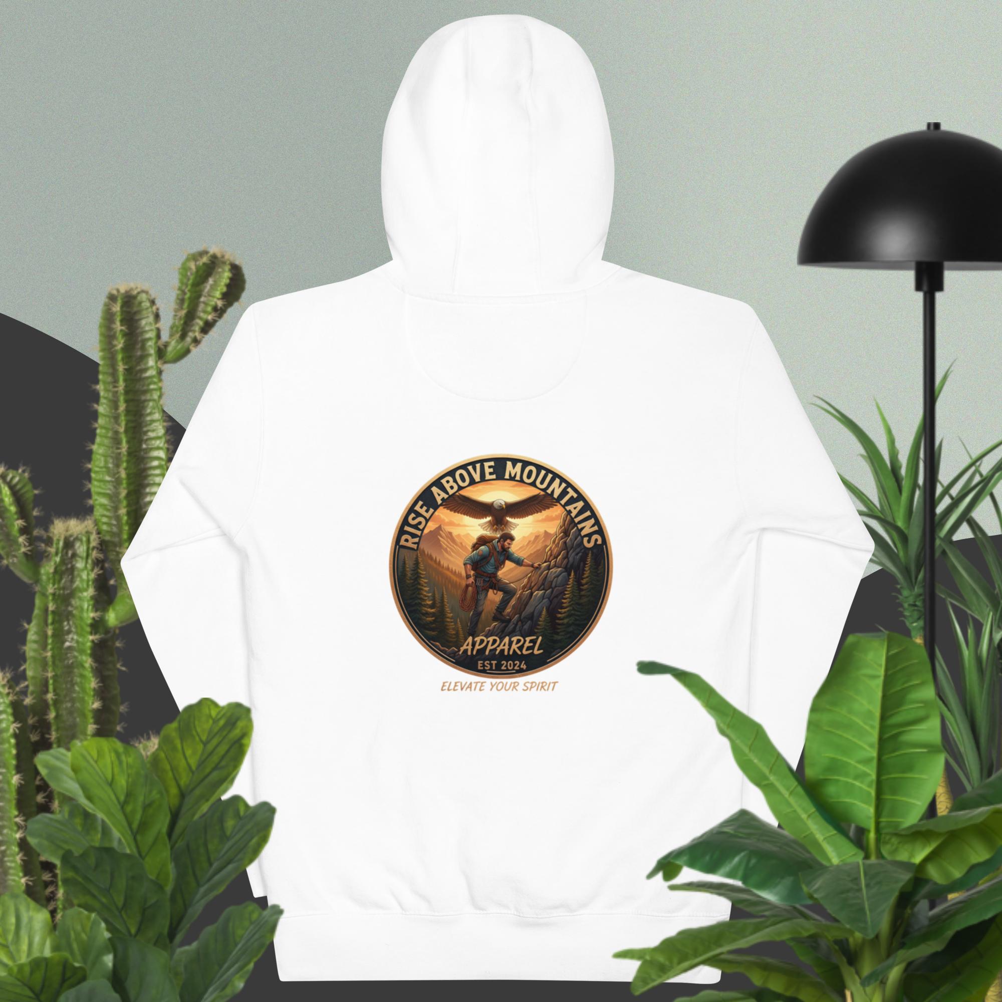Unisex "Elevate your Spirit" Hoodie - Rise Above Mountains LLC