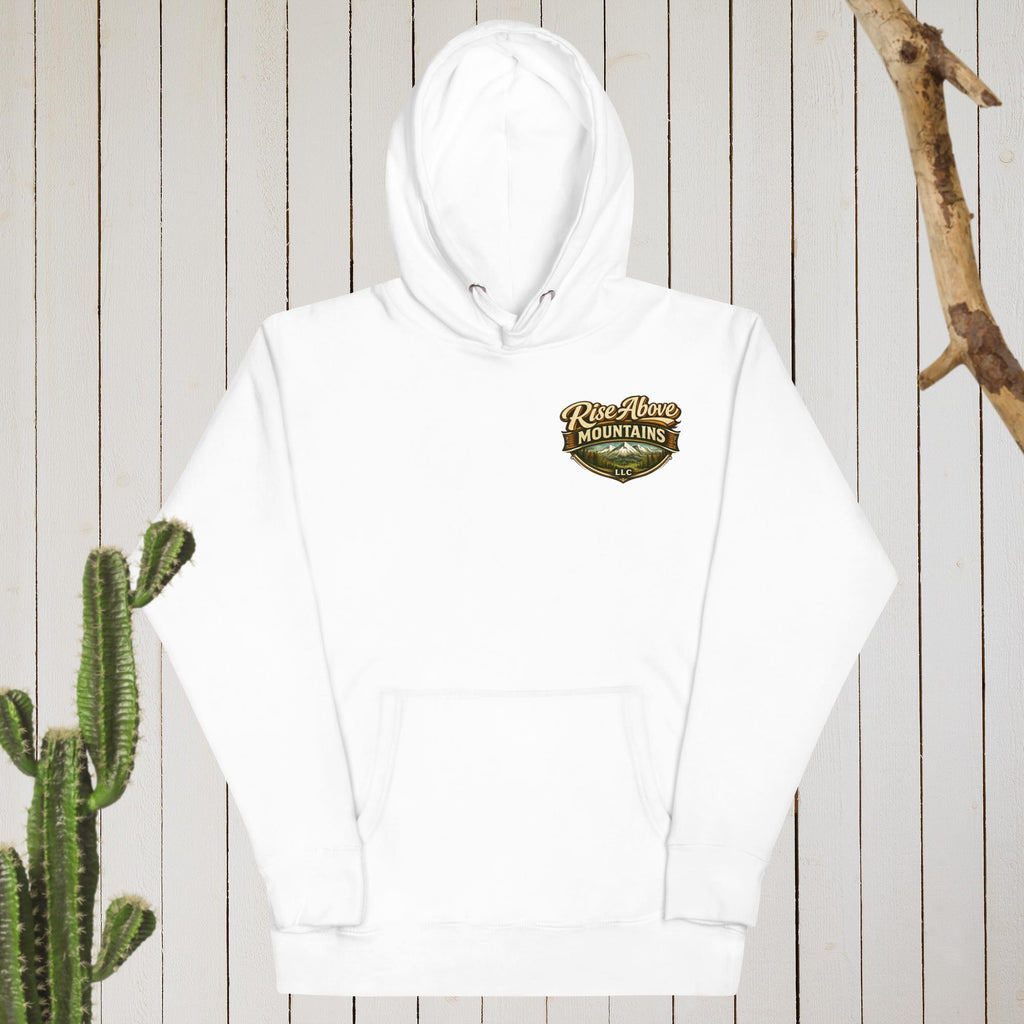 Unisex "Courage over comfort" Hoodie - Rise Above Mountains LLC