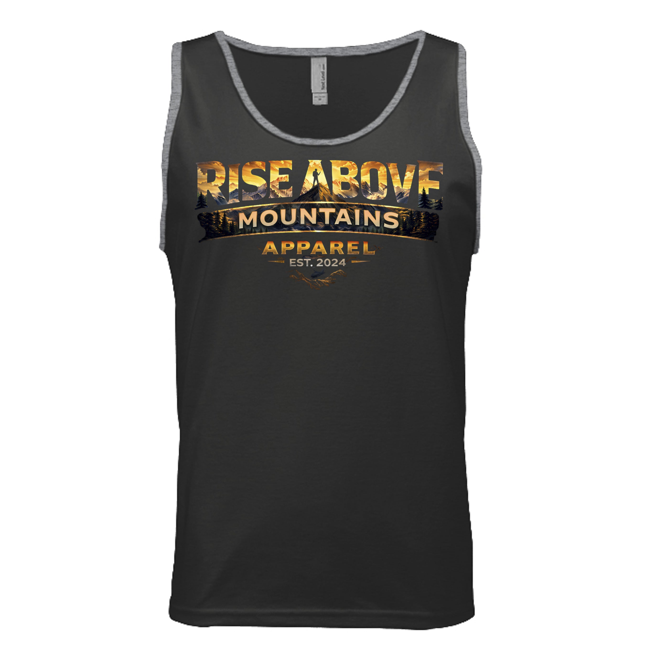 Black/ Heather Grey - 3633 - FRONT