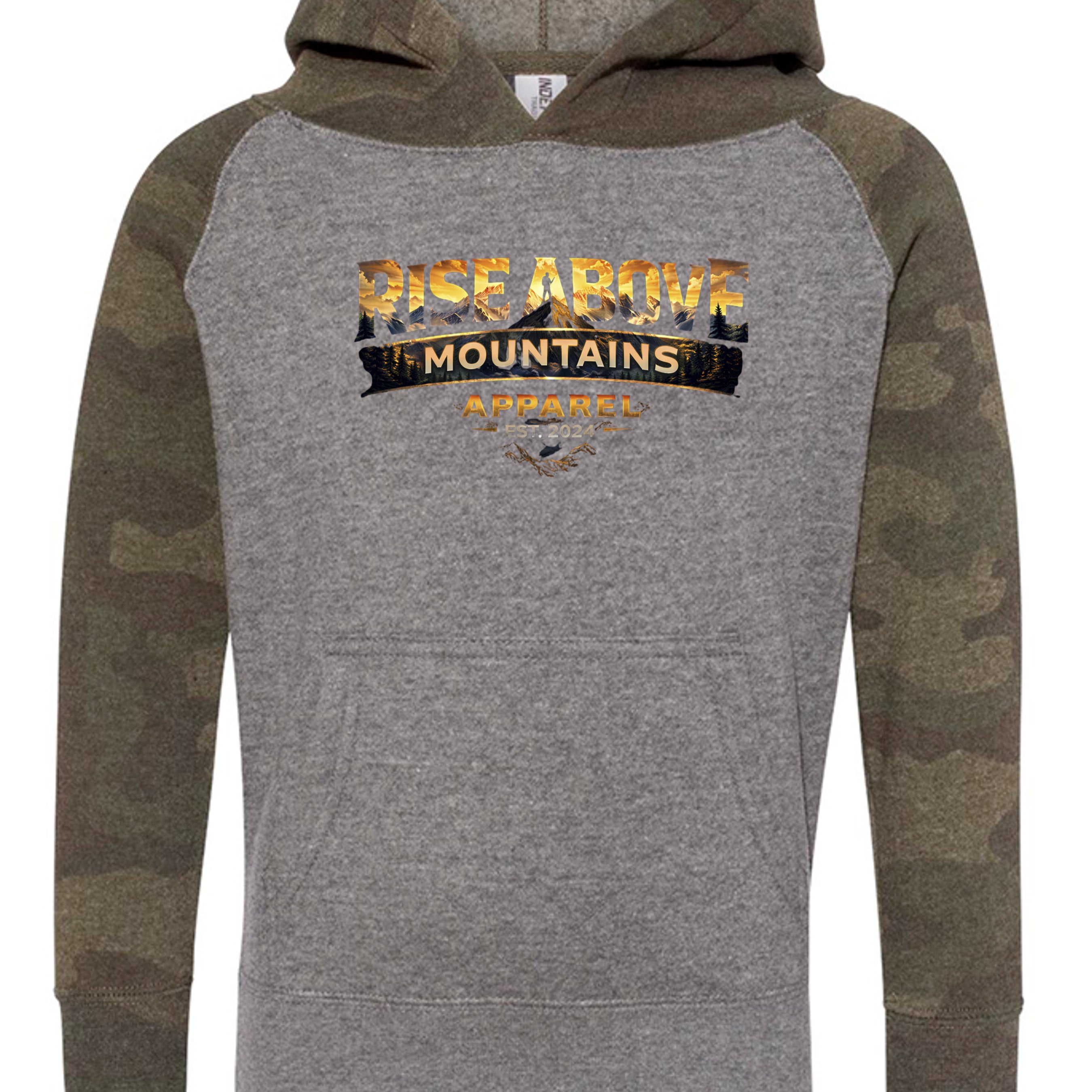 Nickel Heather/ Forest Camo - PRM10TSB - FRONT