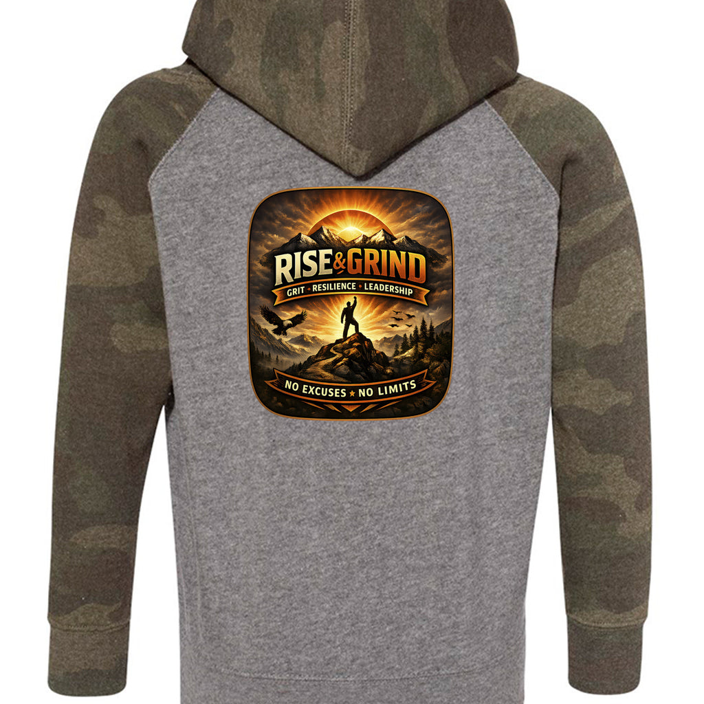 Nickel Heather/ Forest Camo - PRM10TSB - BACK