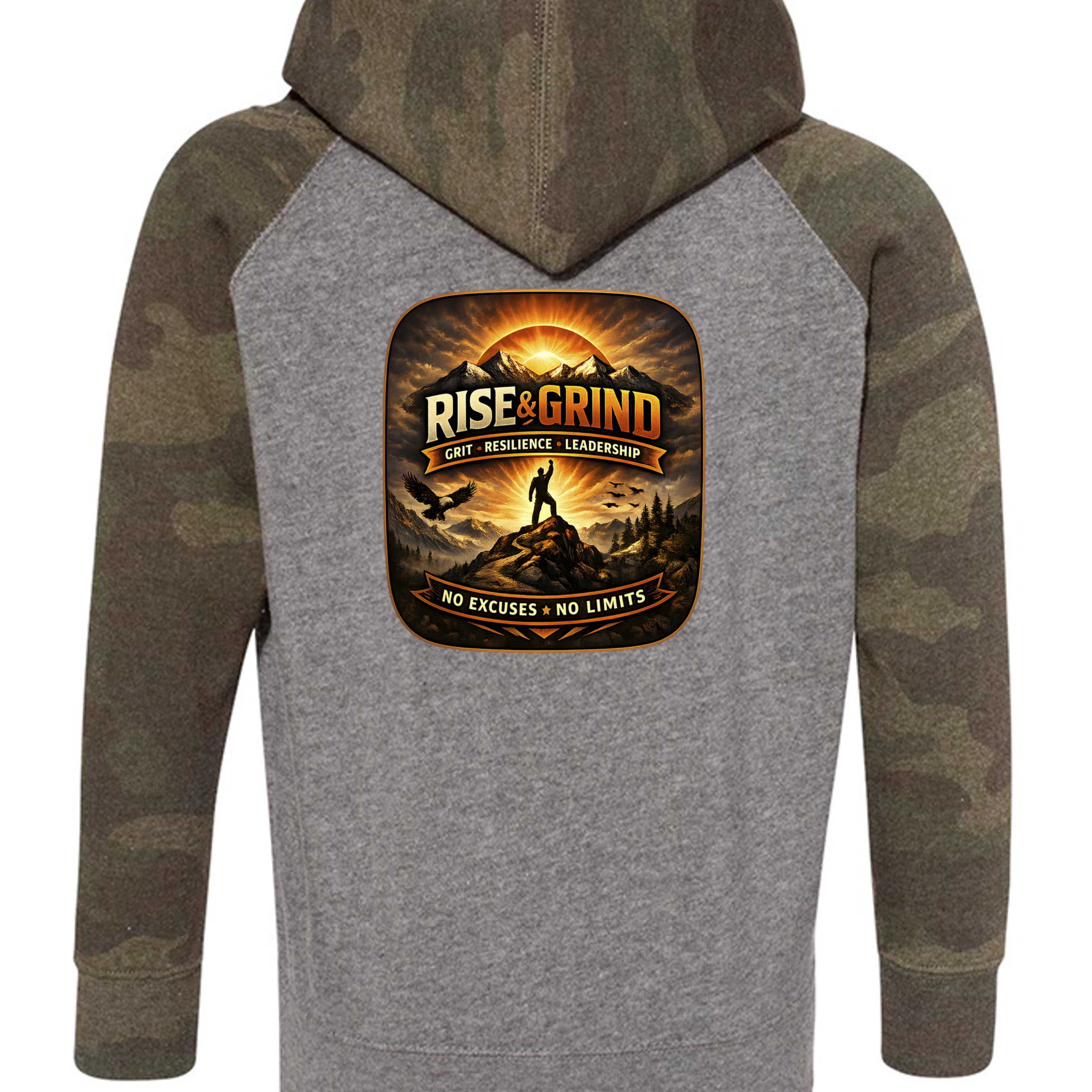 Nickel Heather/ Forest Camo - PRM10TSB - BACK