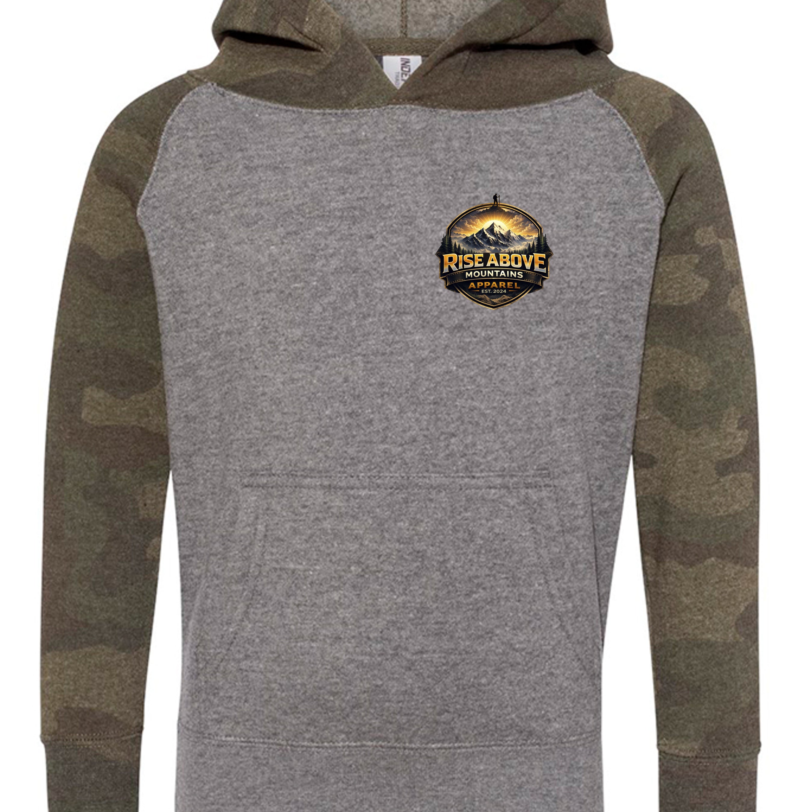 Nickel Heather/ Forest Camo - PRM10TSB - FRONT