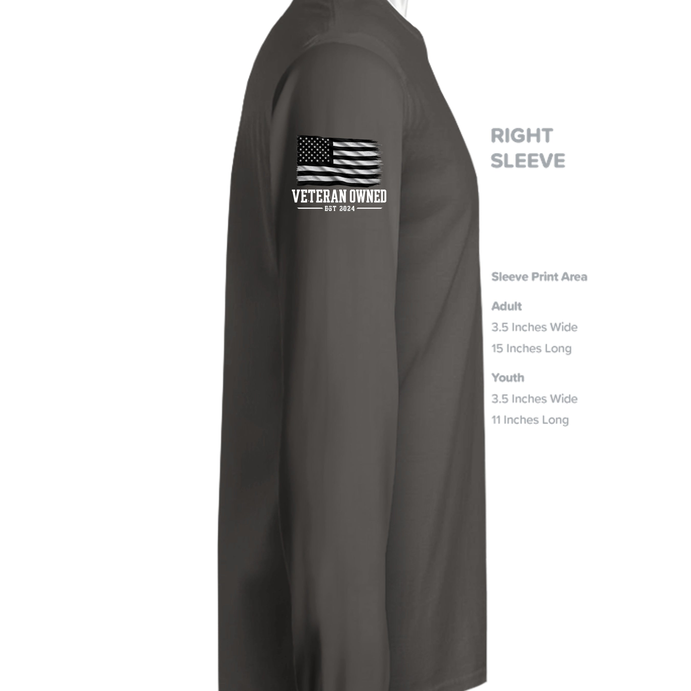 Iron Grey - ST350LS - SLEEVE_RIGHT