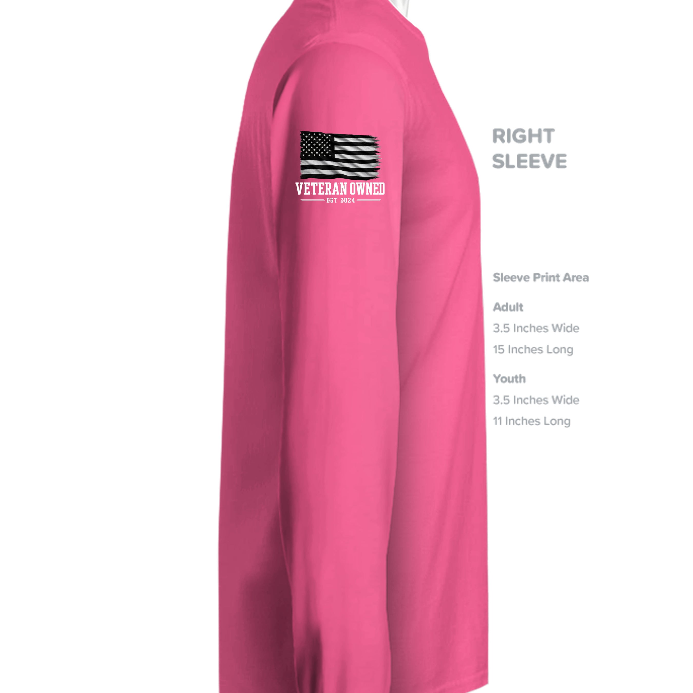 Neon Pink - ST350LS - SLEEVE_RIGHT