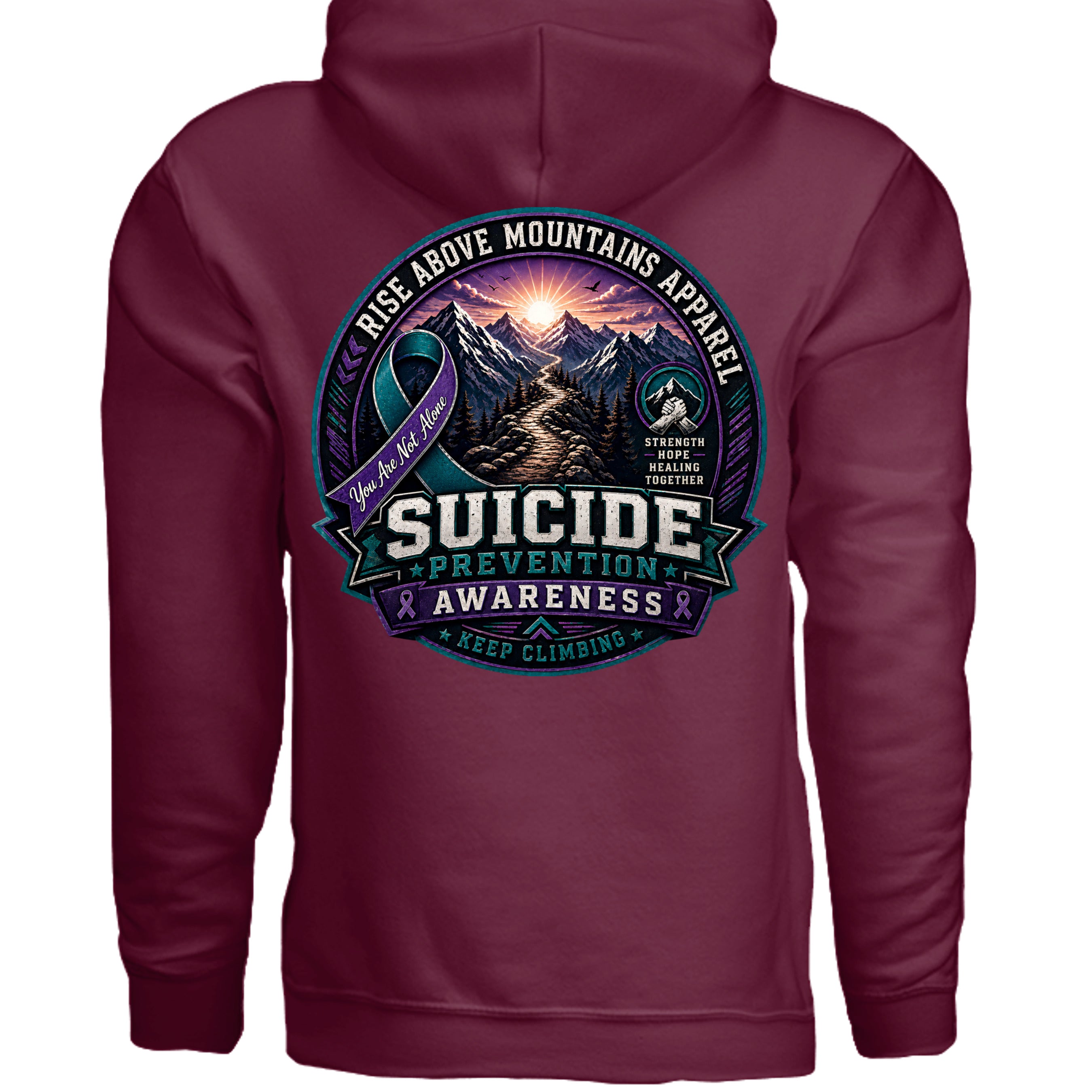 MAROON - G185 - BACK