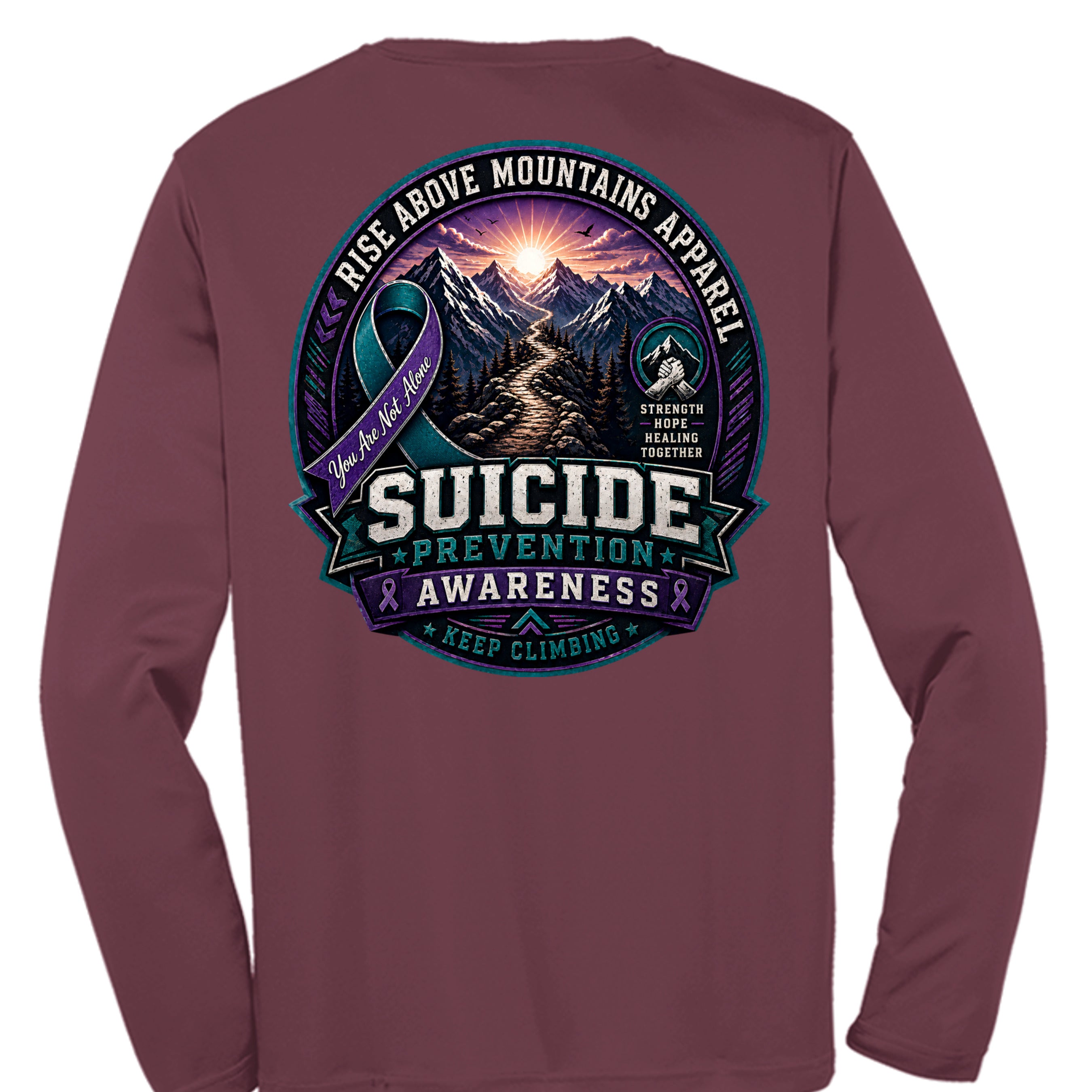 Maroon - ST350LS - BACK