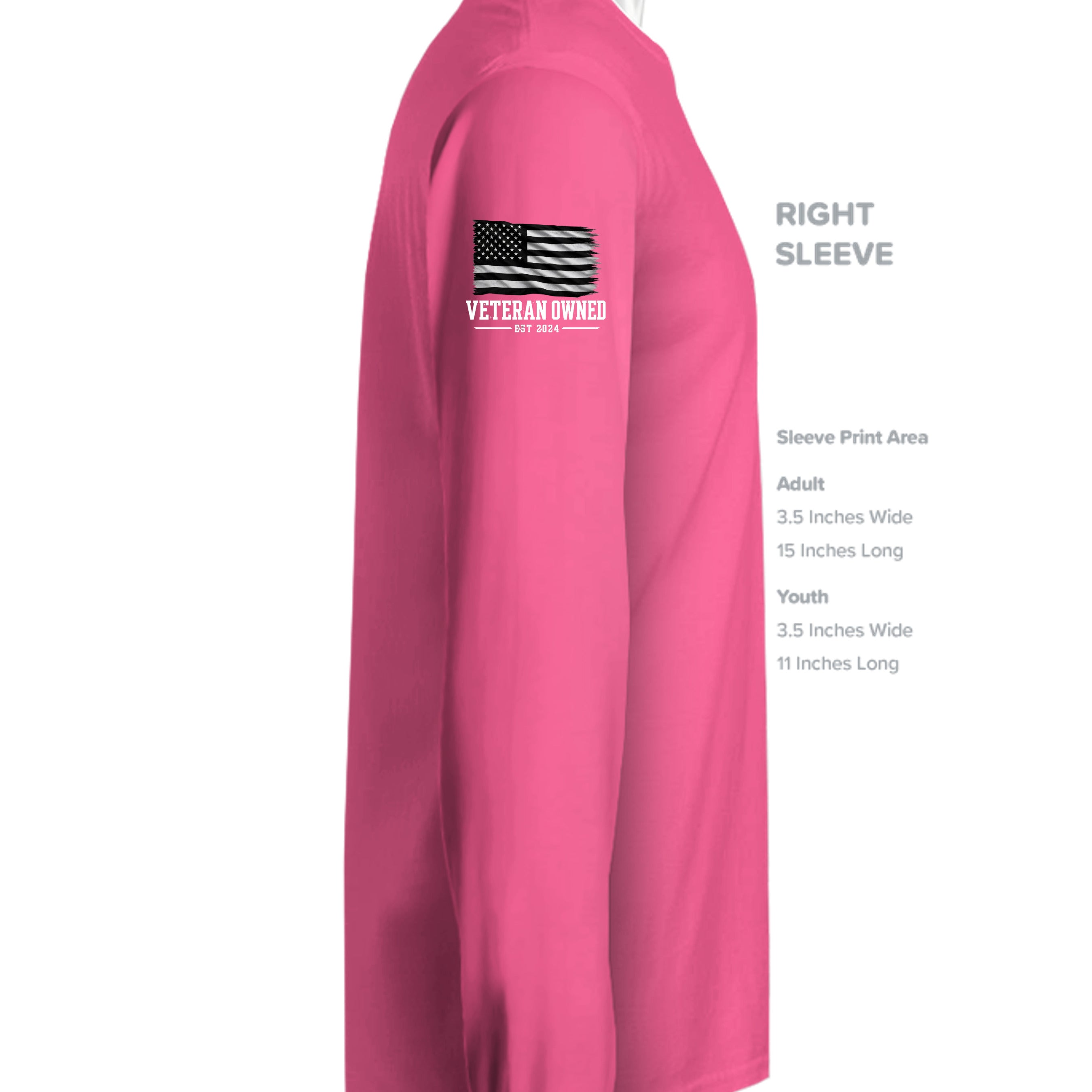 Neon Pink - ST350LS - SLEEVE_RIGHT