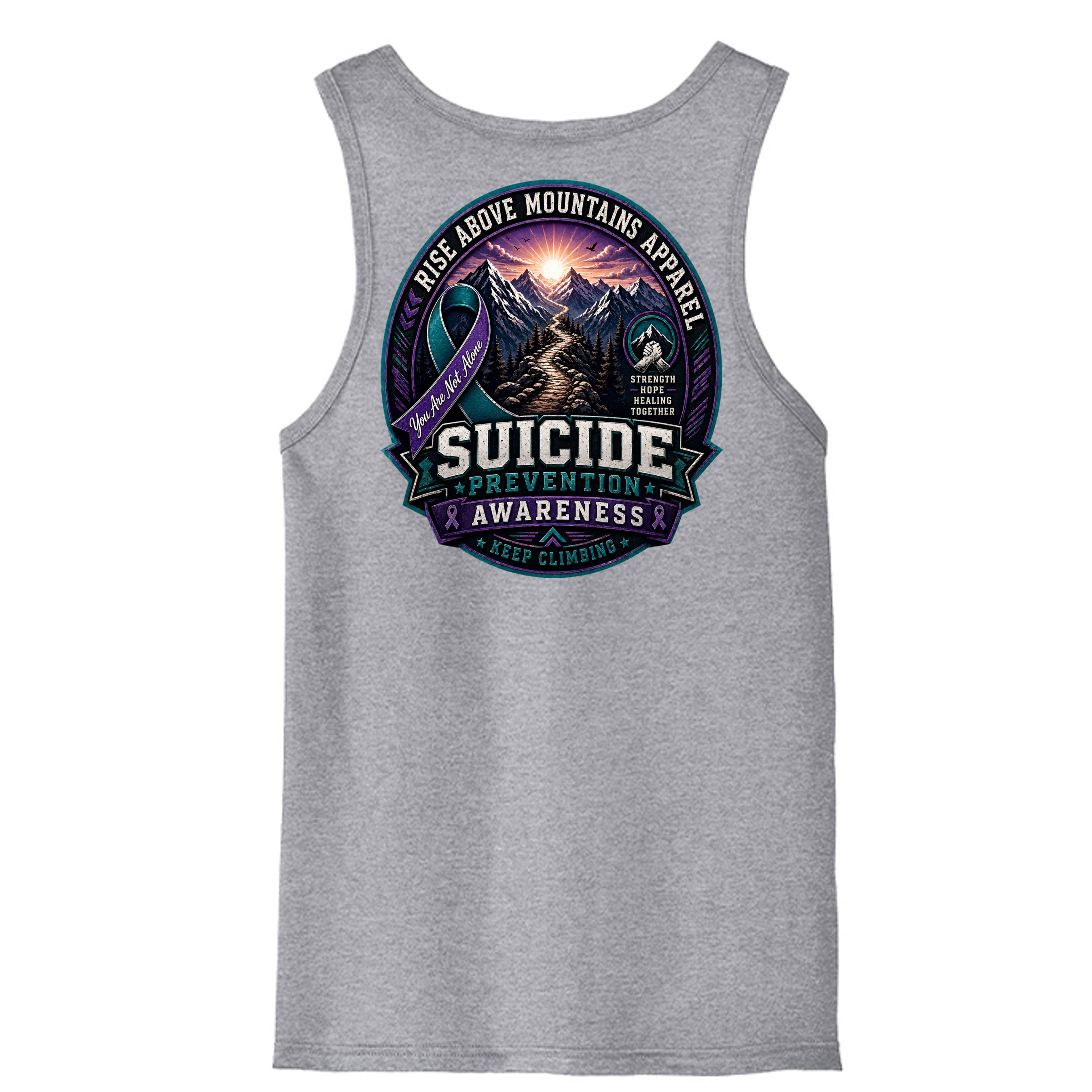 Heather Grey - DT5300 - BACK