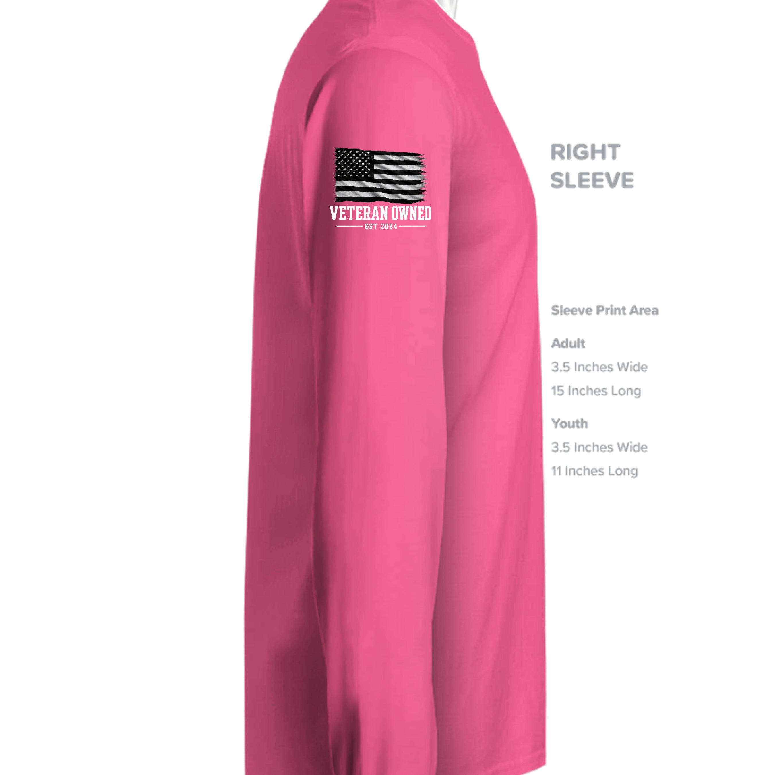 Neon Pink - ST350LS - SLEEVE_RIGHT