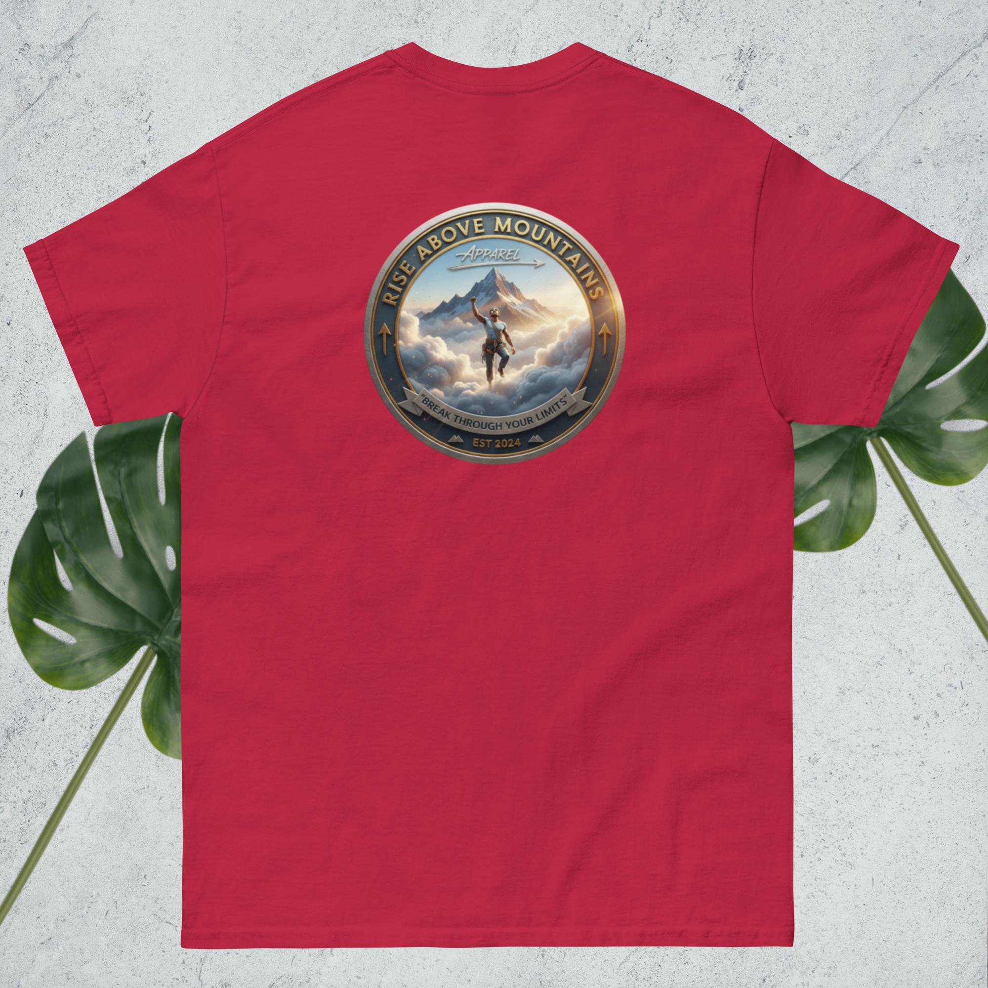 Unisex "Break through your limits" classic tee - Rise Above Mountains LLC