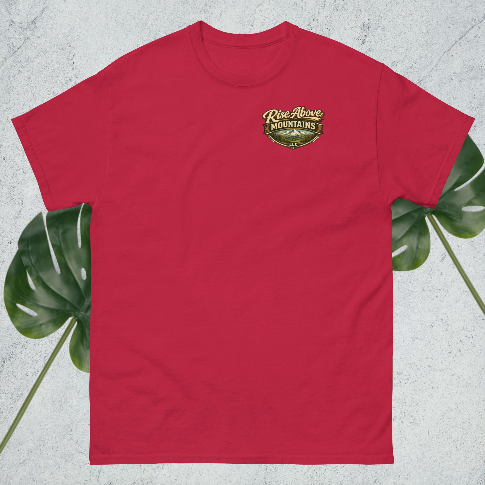 Unisex "Break through your limits" classic tee - Rise Above Mountains LLC