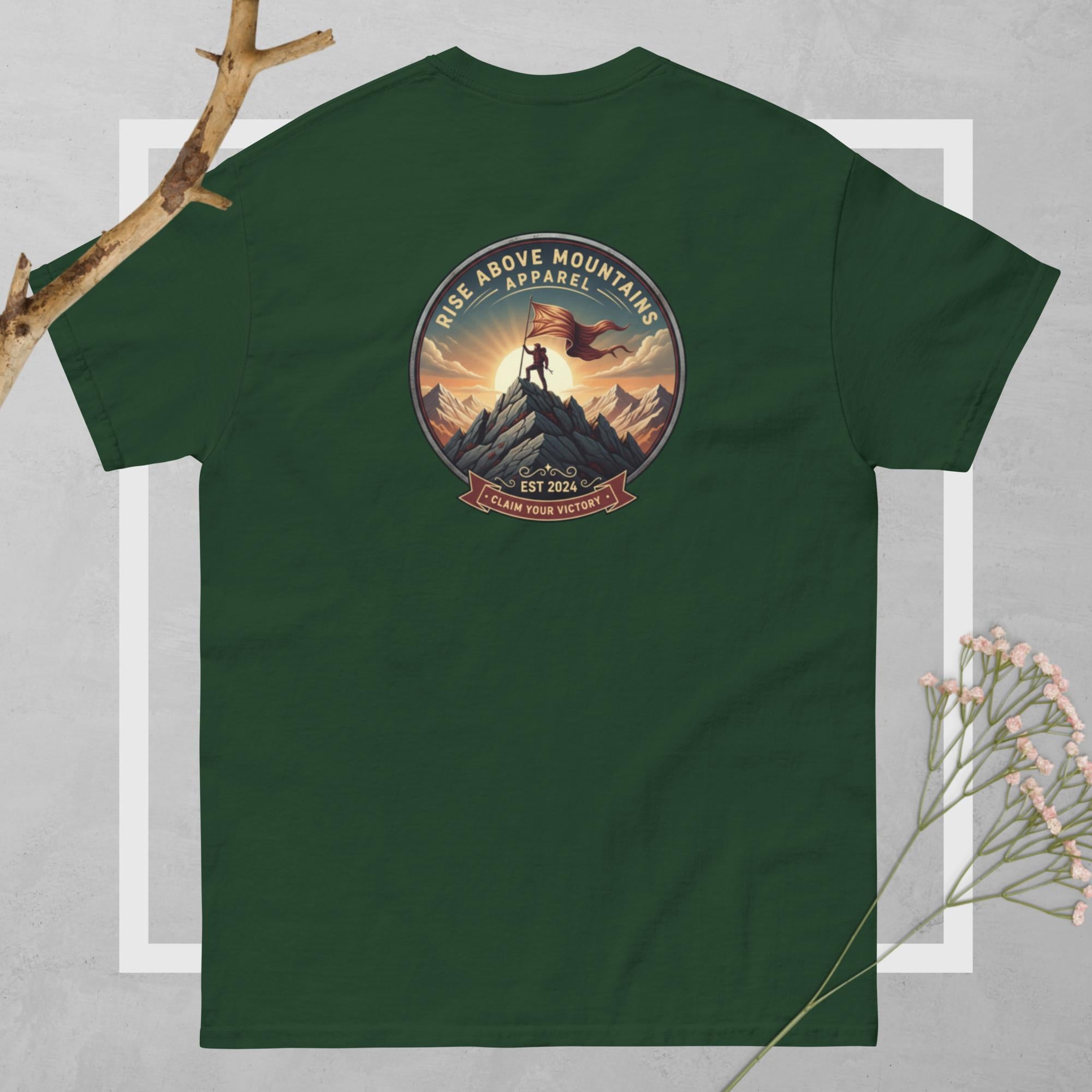 Unisex "Claim your victory" classic tee - Rise Above Mountains LLC