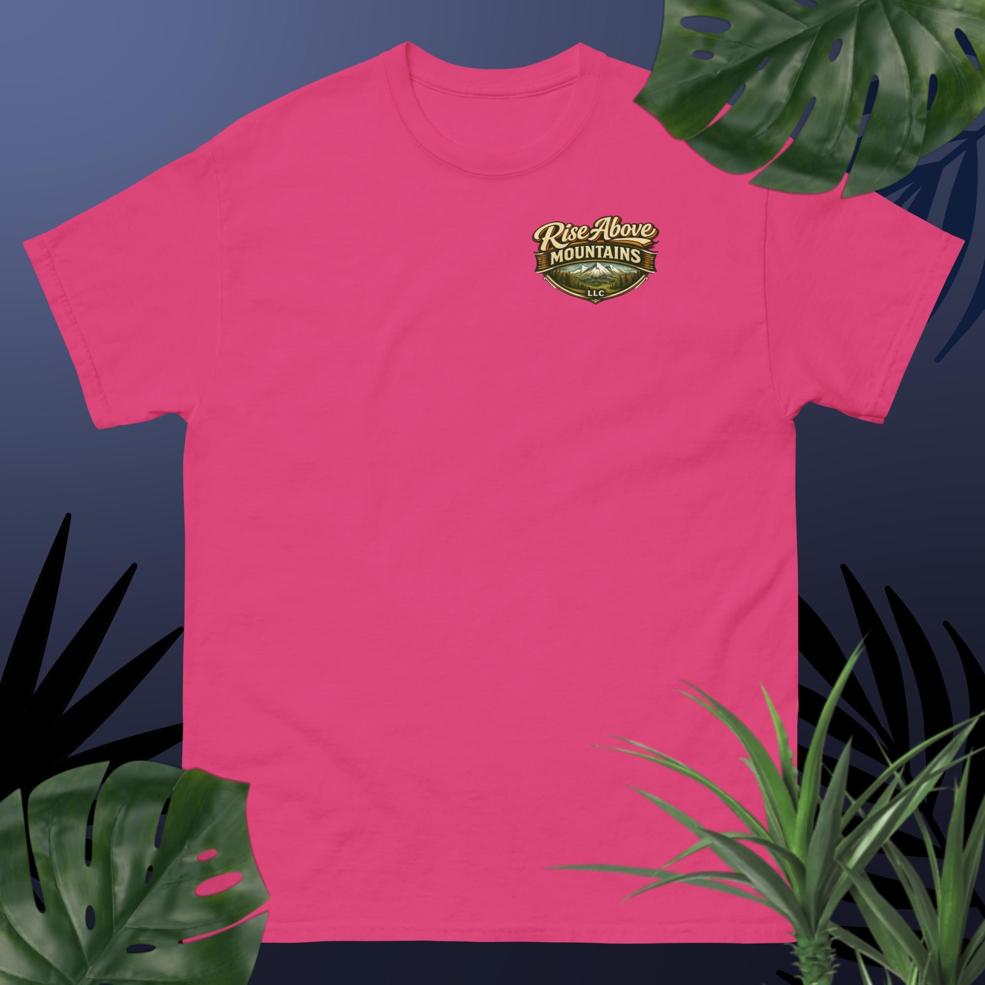 Unisex "Rise above adversity" classic tee - Rise Above Mountains LLC