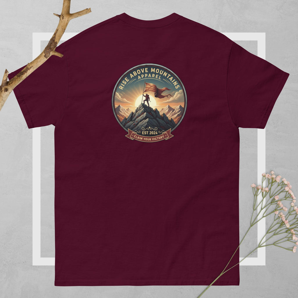 Unisex "Claim your victory" classic tee - Rise Above Mountains LLC