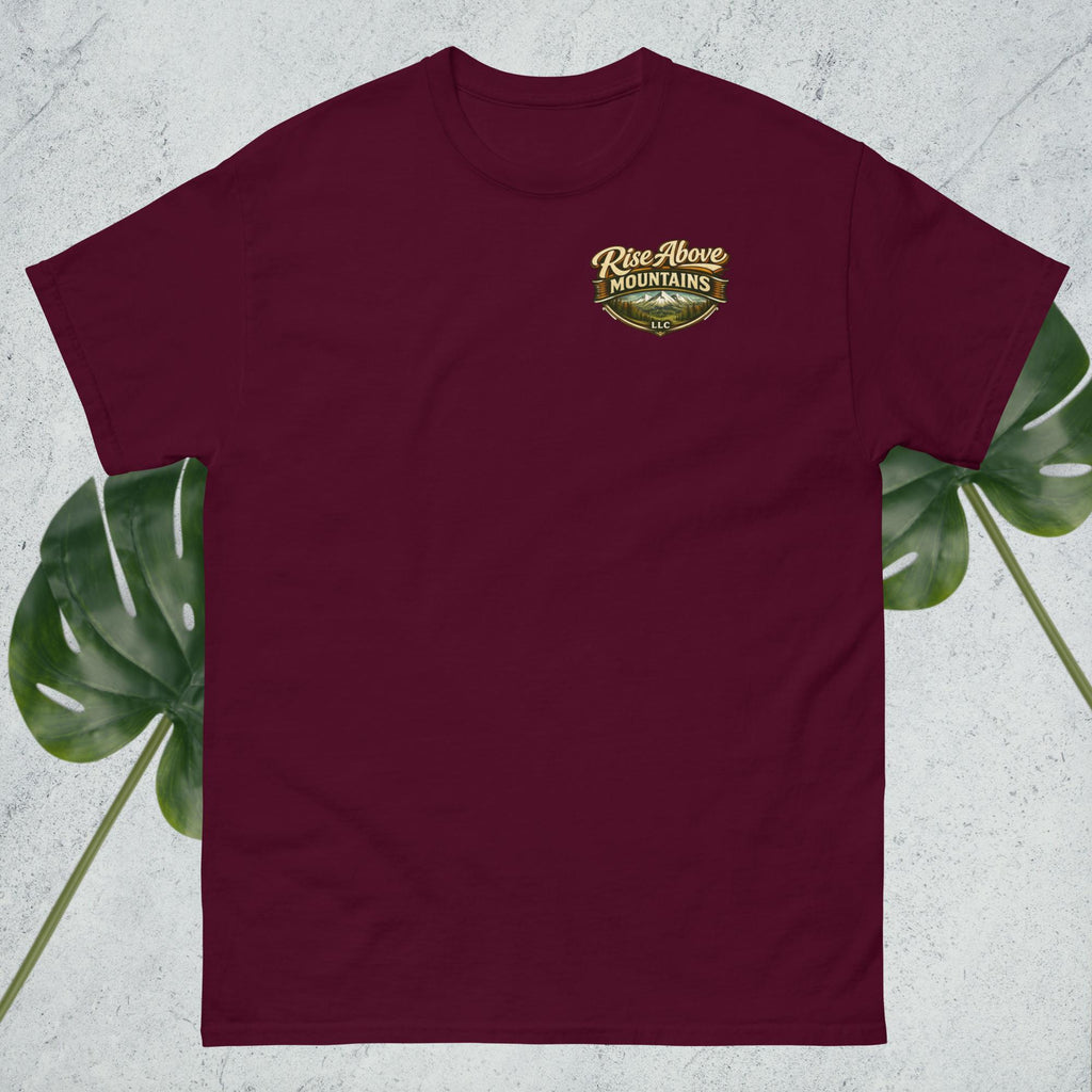 Unisex "Break through your limits" classic tee - Rise Above Mountains LLC