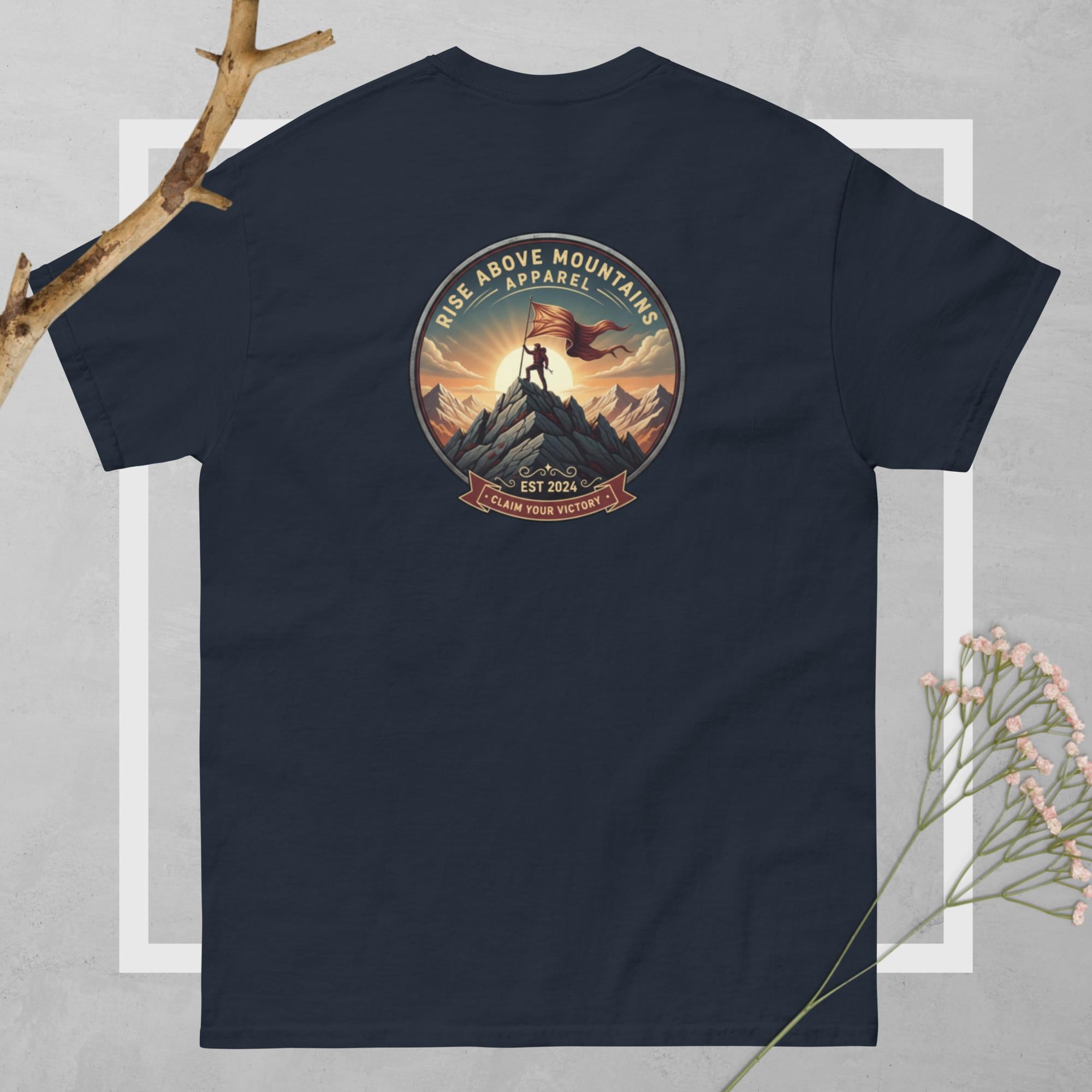 Unisex "Claim your victory" classic tee - Rise Above Mountains LLC