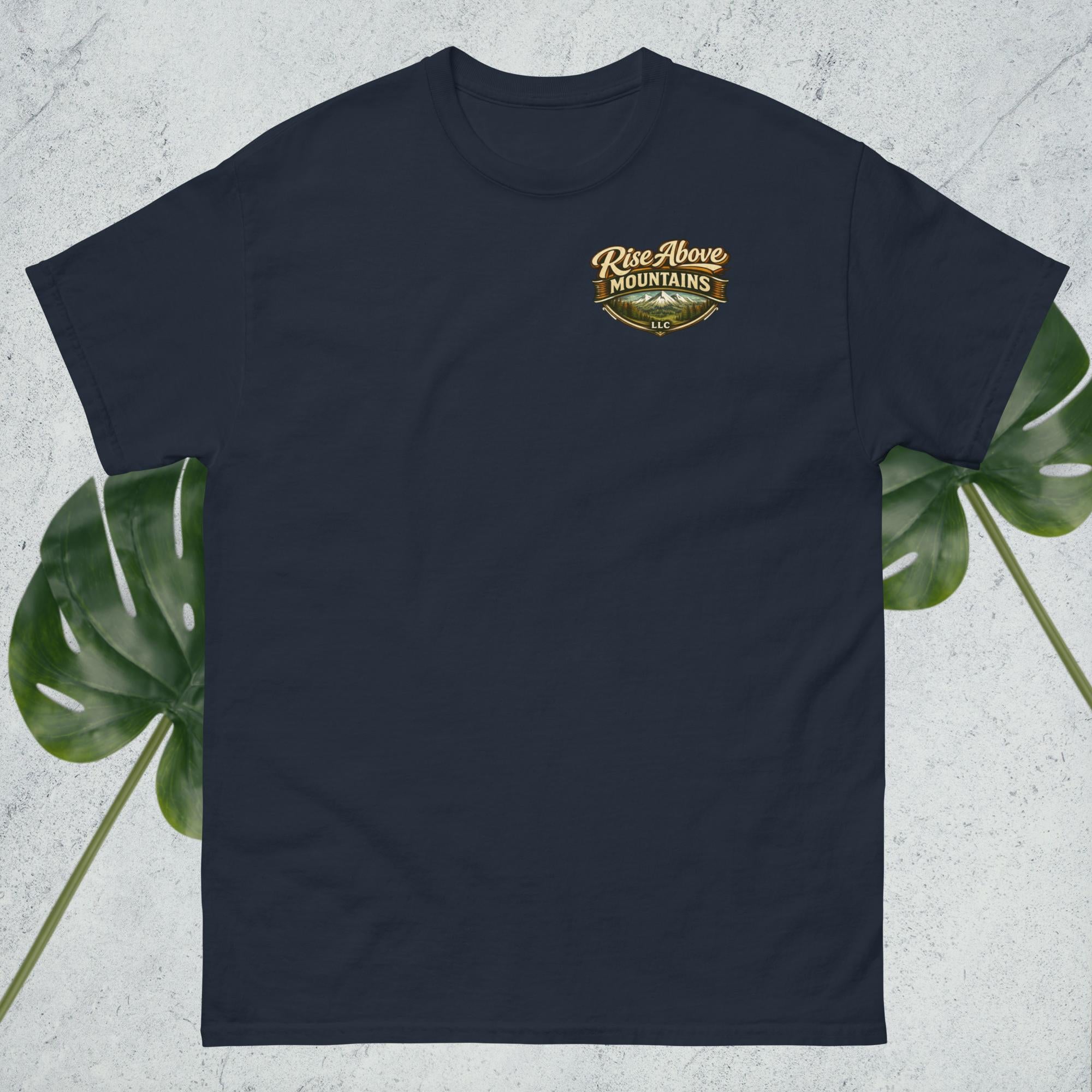 Unisex "Break through your limits" classic tee - Rise Above Mountains LLC