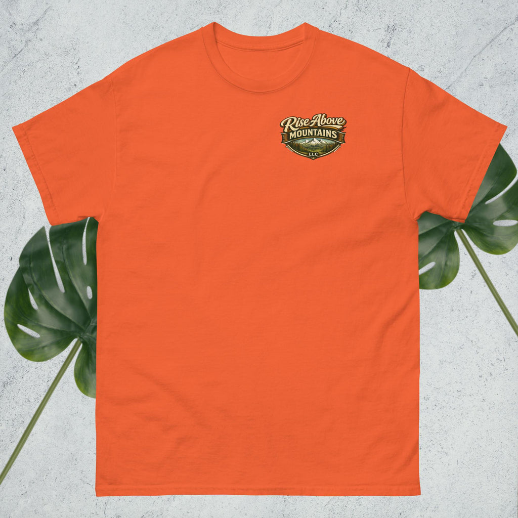 Unisex "Break through your limits" classic tee - Rise Above Mountains LLC