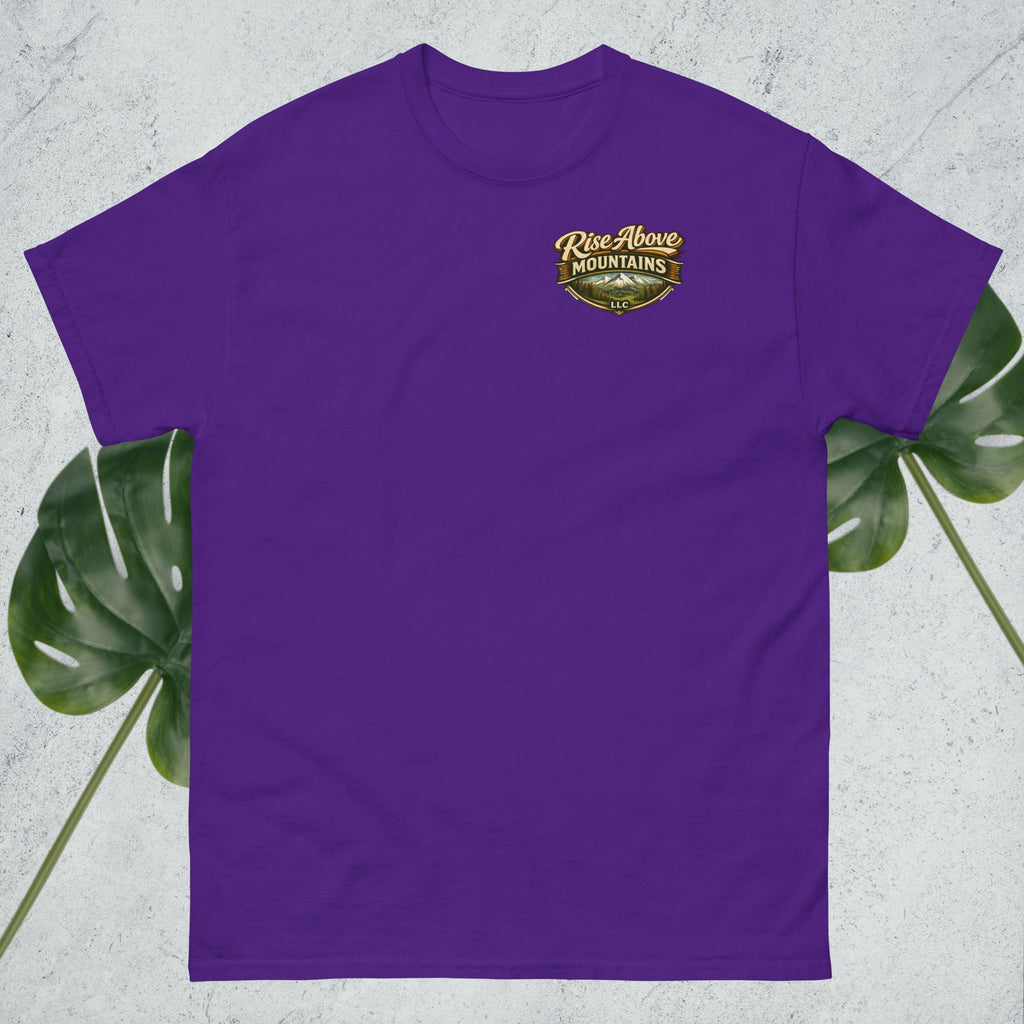 Unisex "Break through your limits" classic tee - Rise Above Mountains LLC