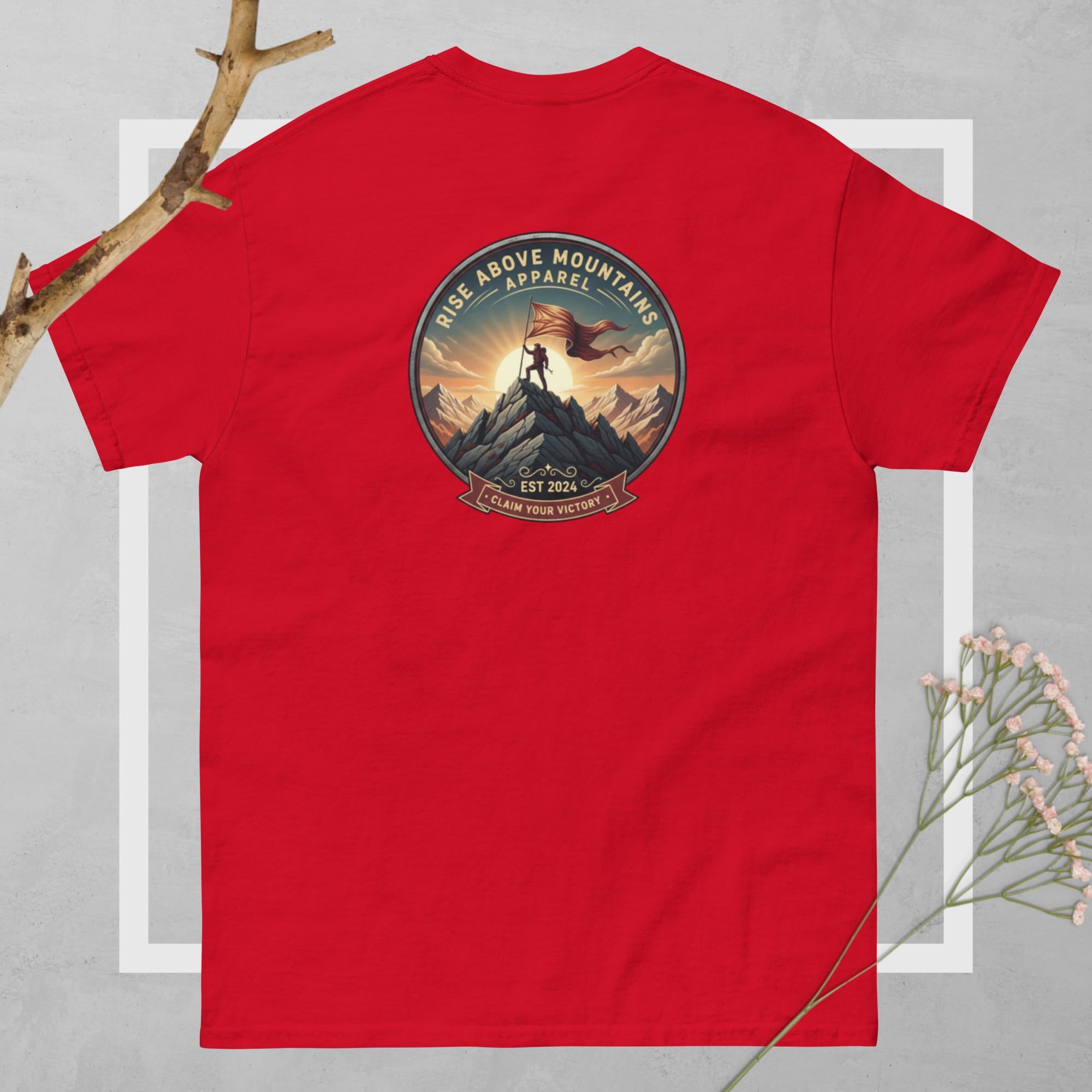 Unisex "Claim your victory" classic tee - Rise Above Mountains LLC