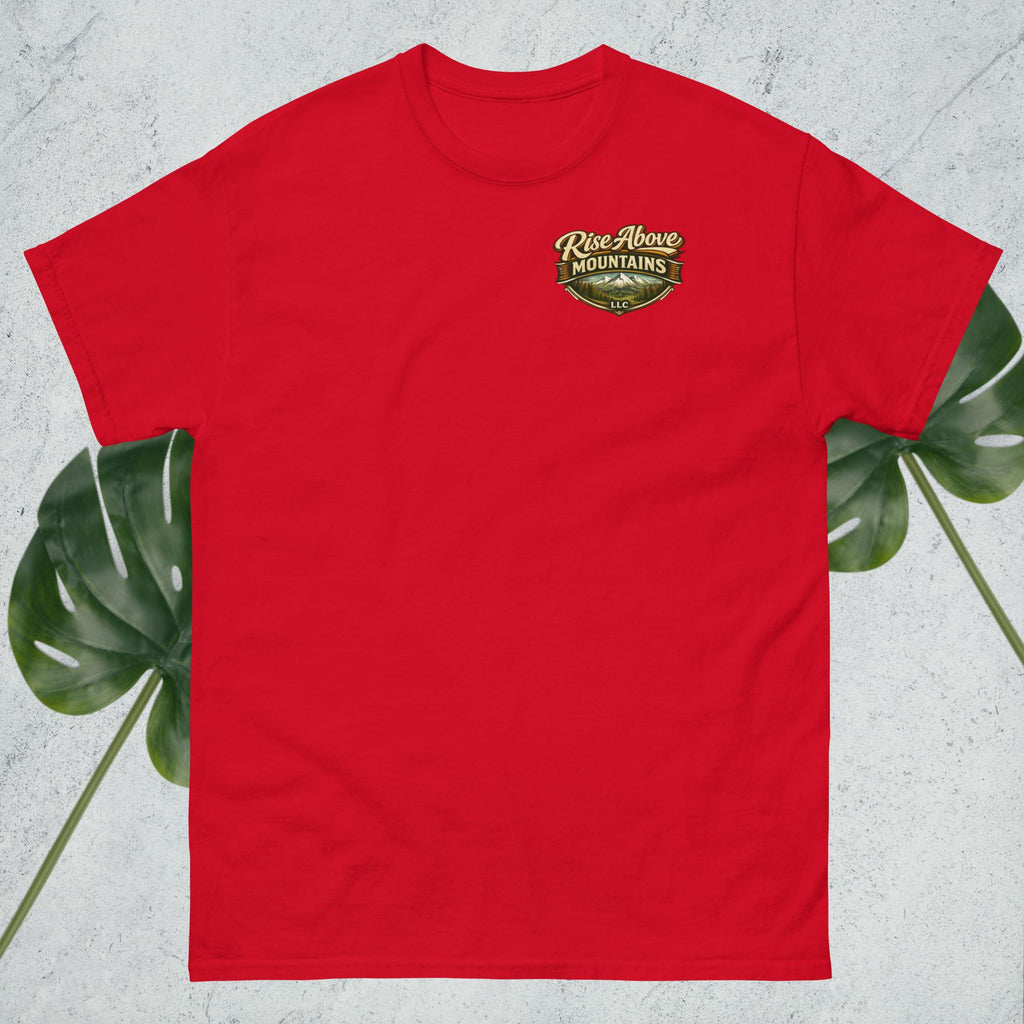 Unisex "Break through your limits" classic tee - Rise Above Mountains LLC