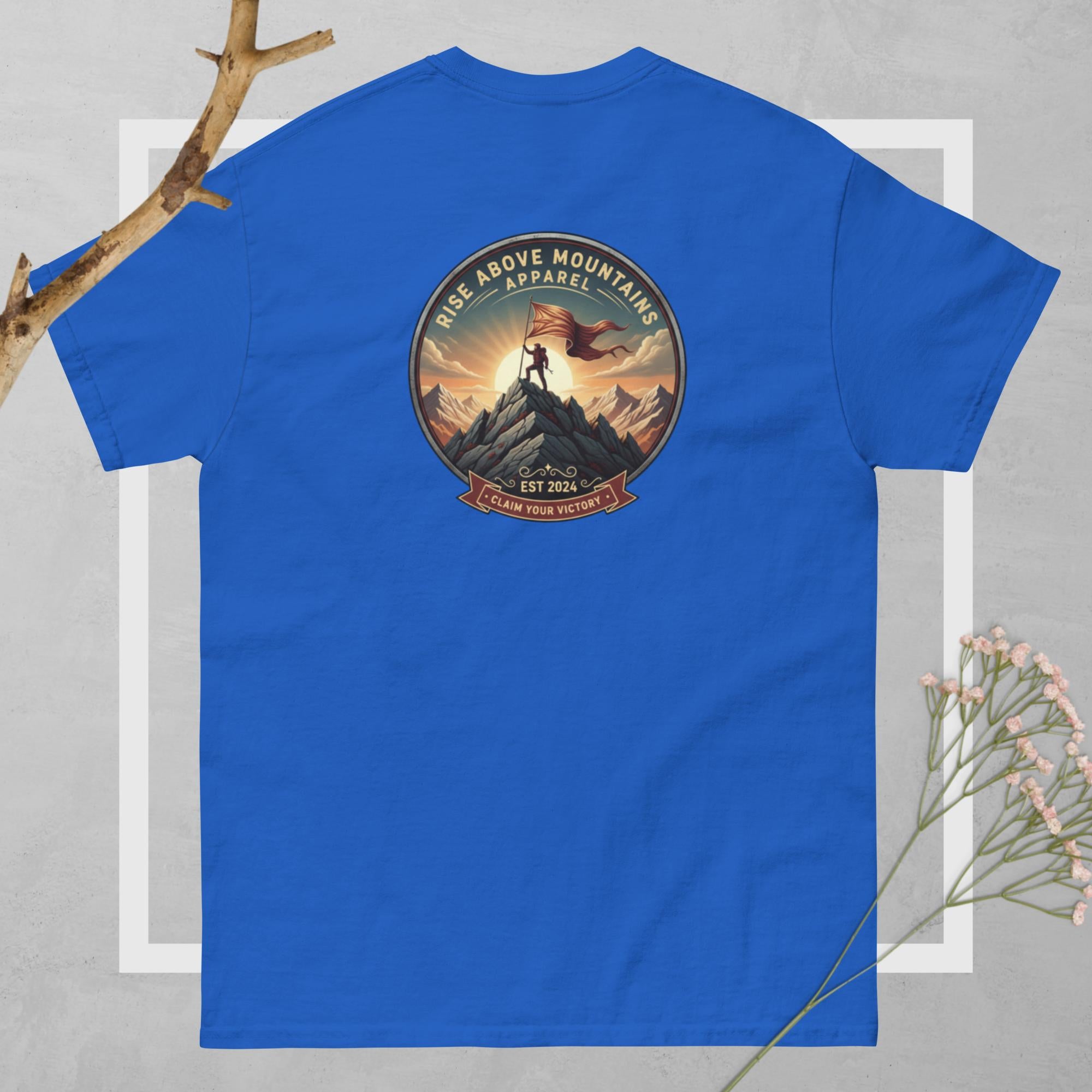 Unisex "Claim your victory" classic tee - Rise Above Mountains LLC