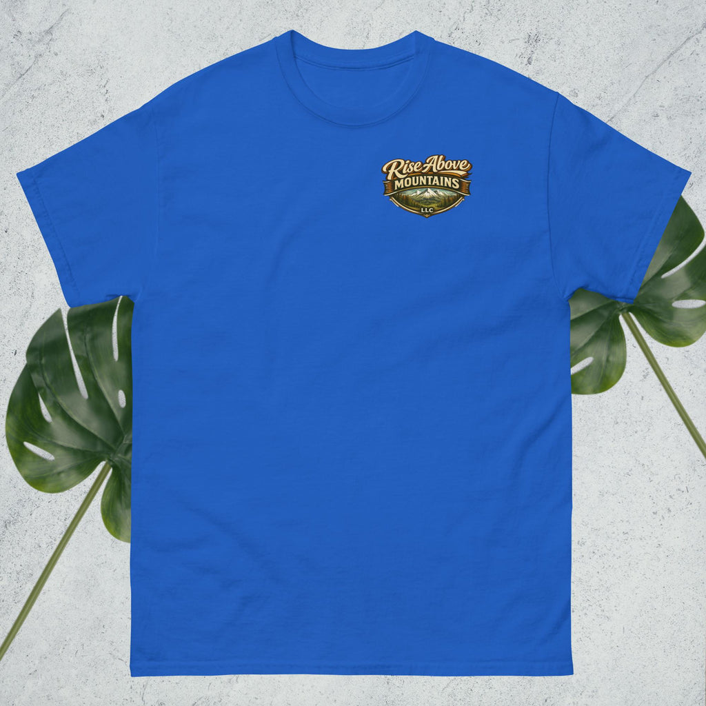 Unisex "Break through your limits" classic tee - Rise Above Mountains LLC