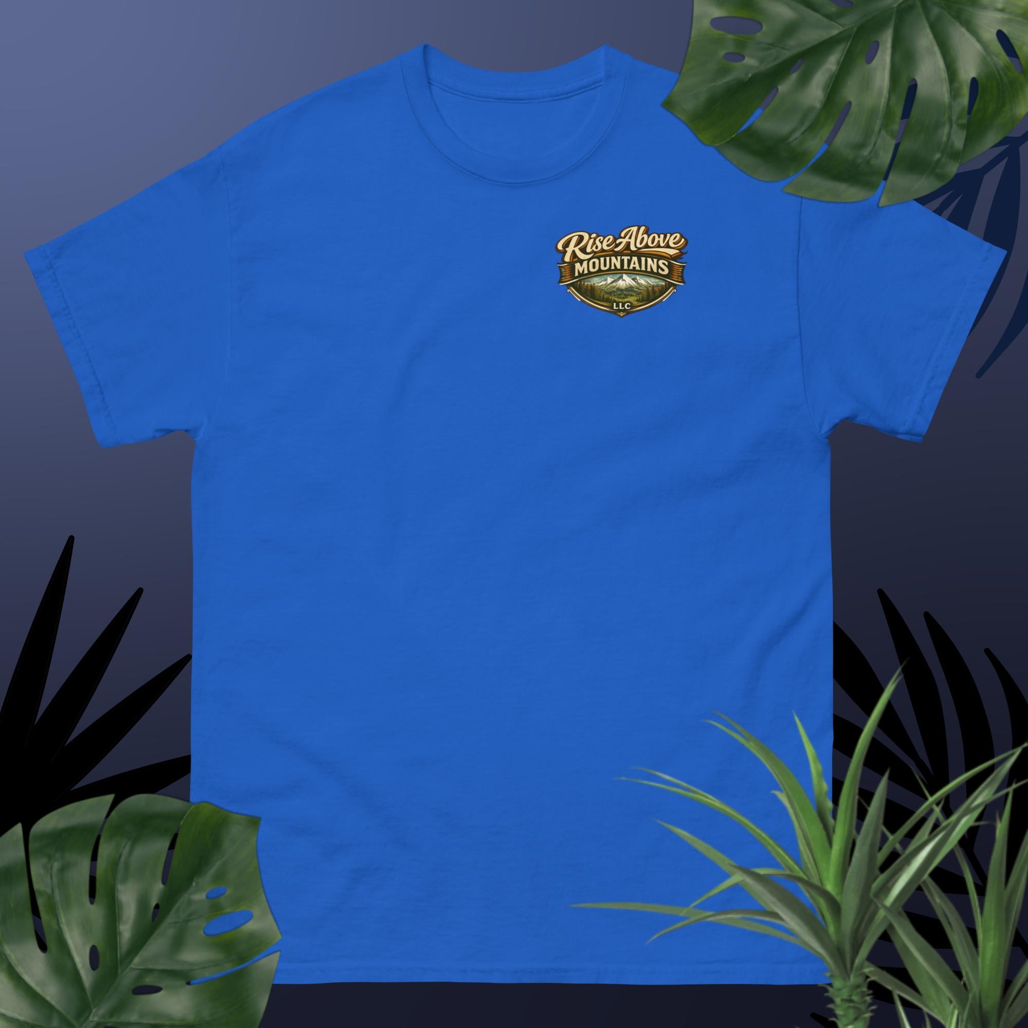 Unisex "Rise above adversity" classic tee - Rise Above Mountains LLC