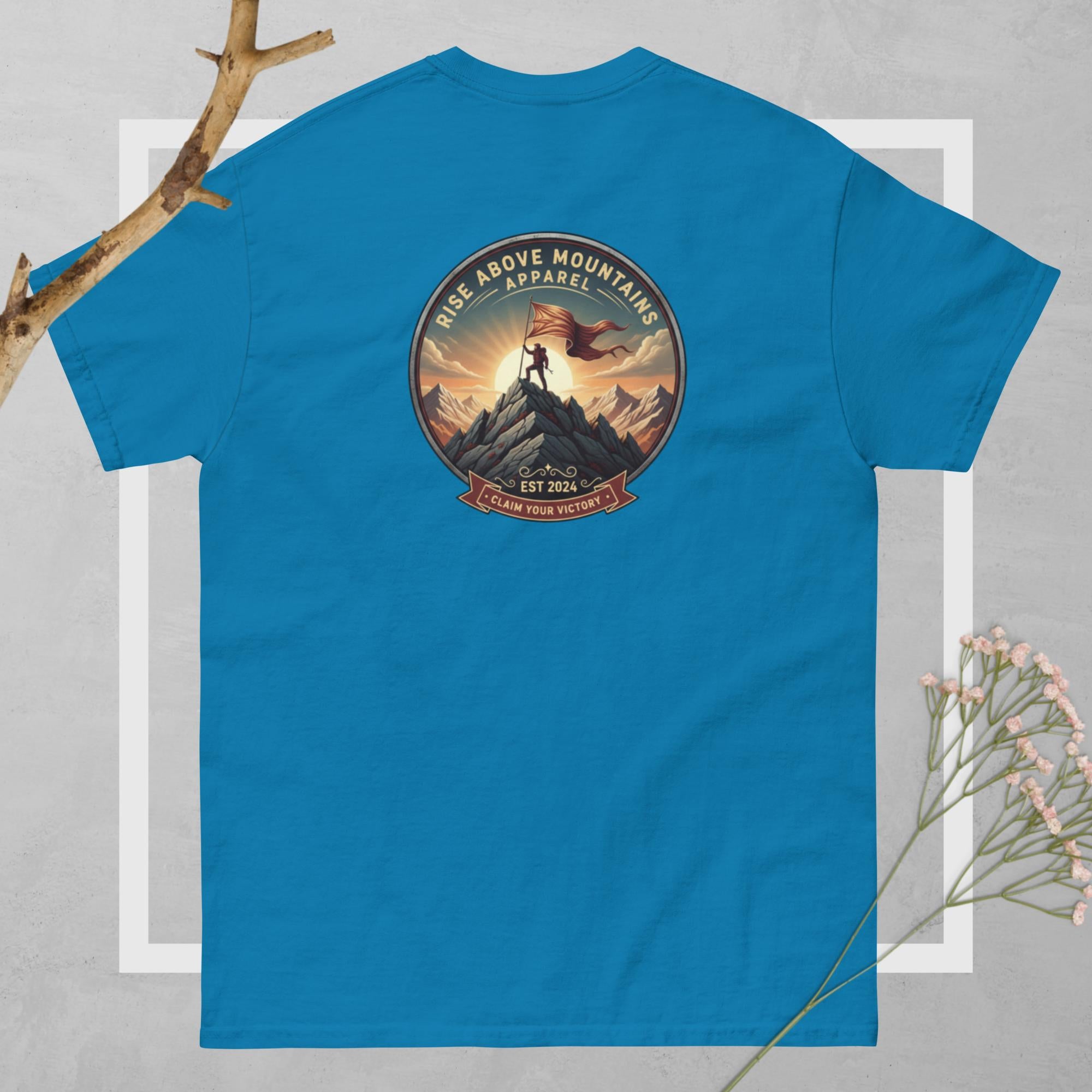Unisex "Claim your victory" classic tee - Rise Above Mountains LLC