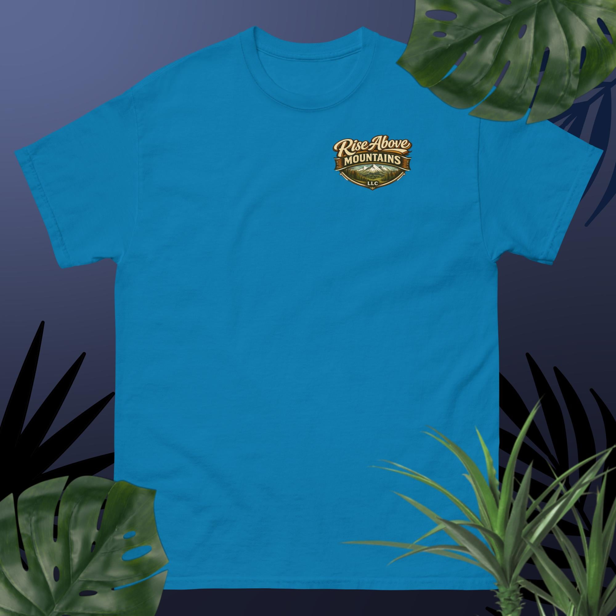 Unisex "Rise above adversity" classic tee - Rise Above Mountains LLC