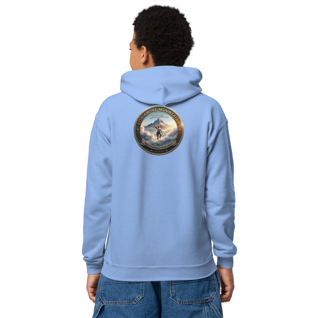 Youth "Break through your limits" hoodie - Rise Above Mountains LLC