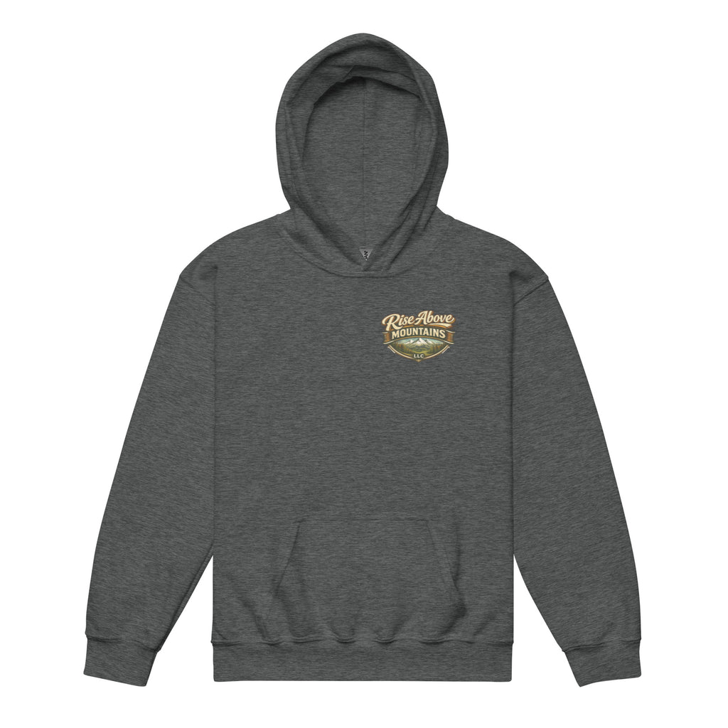 Youth "Elevate your spirit" hoodie - Rise Above Mountains LLC