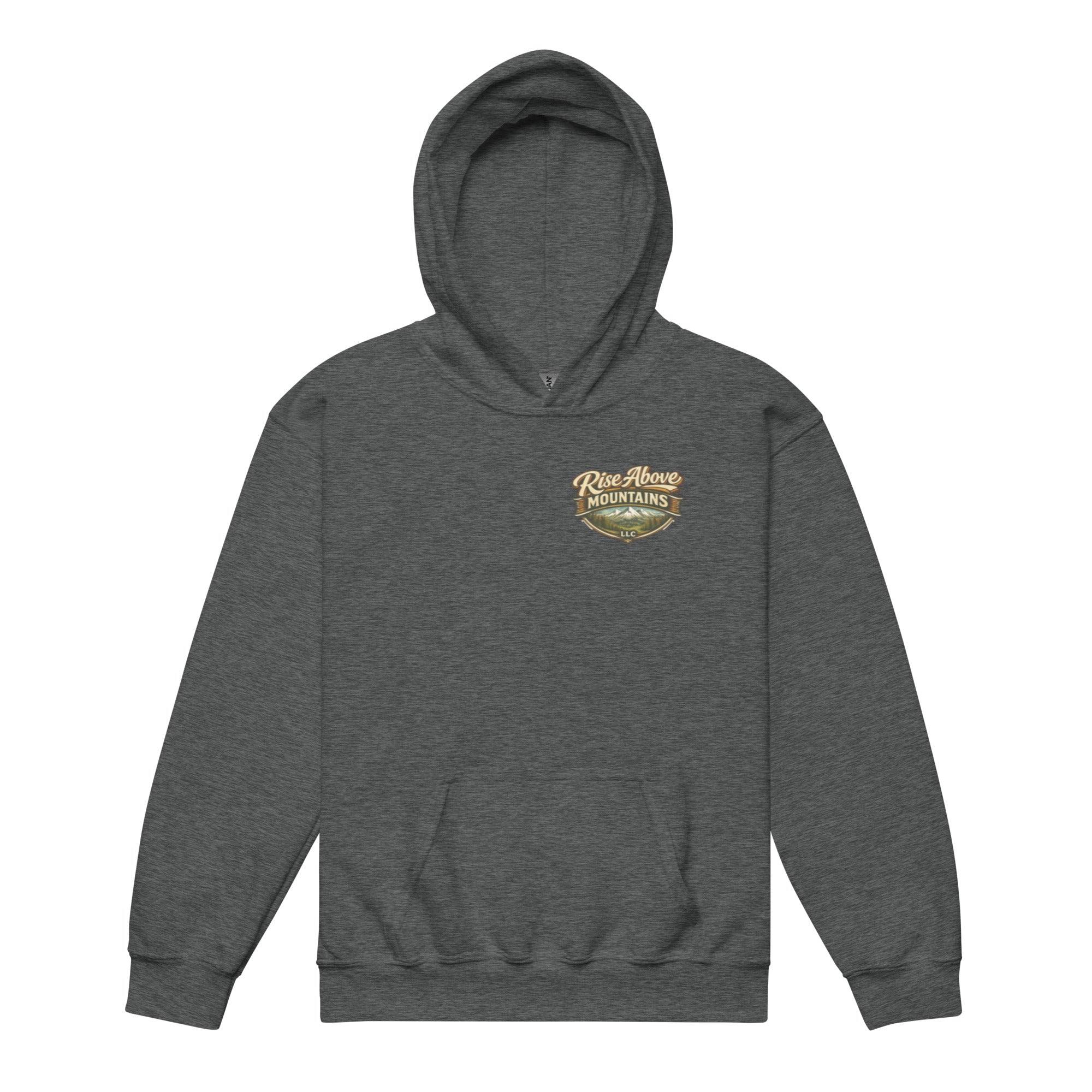 Youth "Elevate your spirit" hoodie - Rise Above Mountains LLC