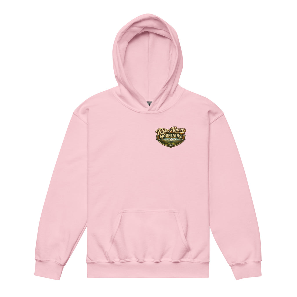 Youth "Elevate your spirit" hoodie - Rise Above Mountains LLC