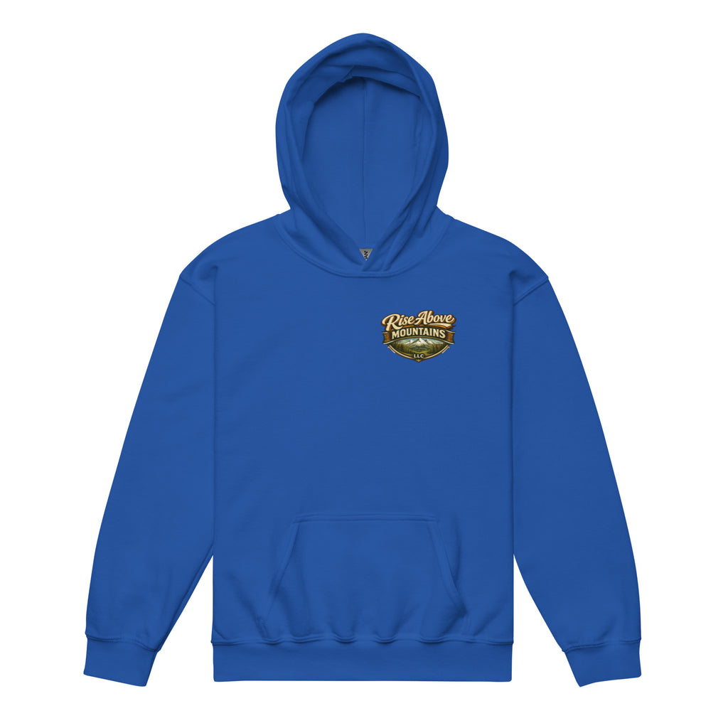 Youth "Elevate your spirit" hoodie - Rise Above Mountains LLC