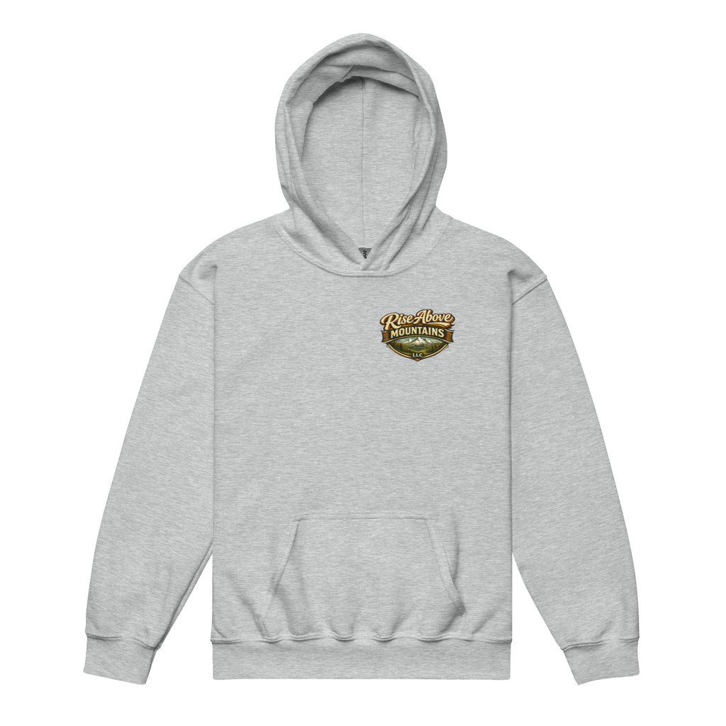 Youth "Elevate your spirit" hoodie - Rise Above Mountains LLC