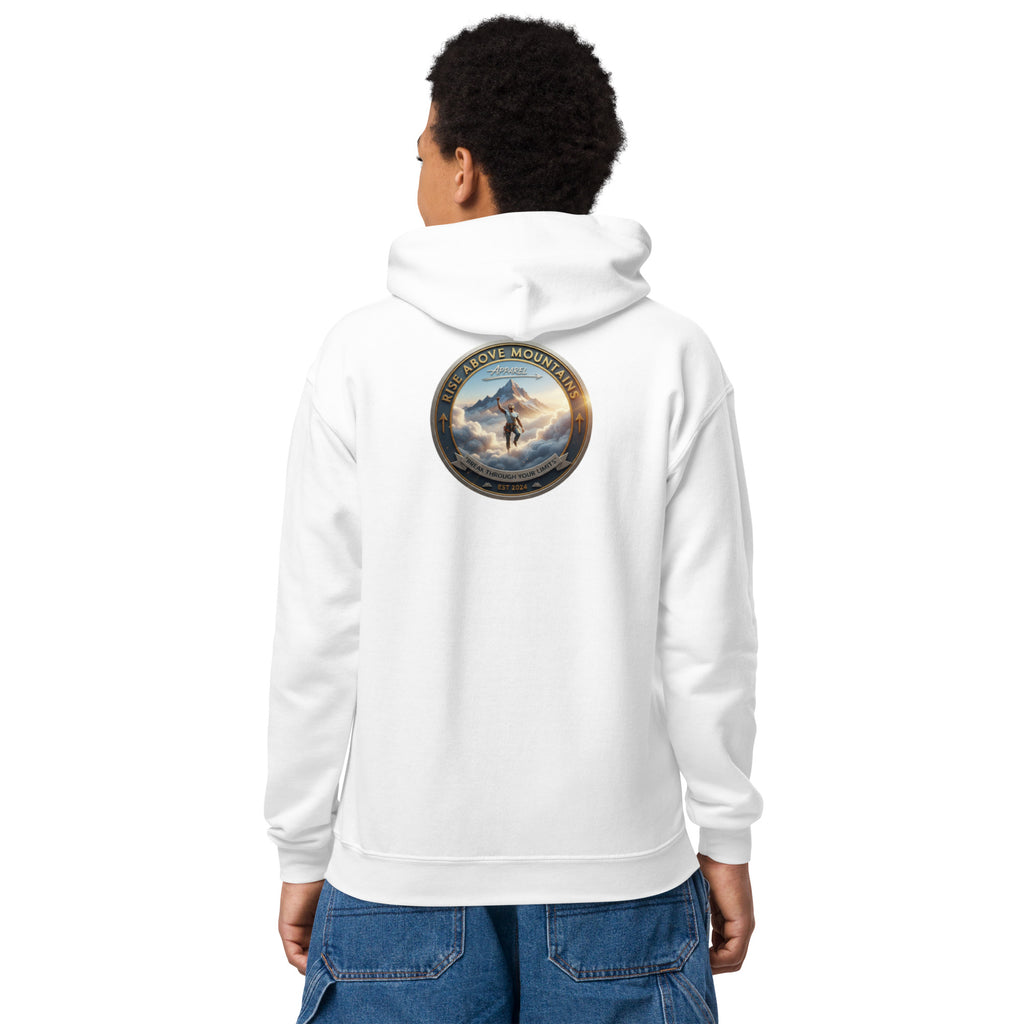 Youth "Break through your limits" hoodie - Rise Above Mountains LLC
