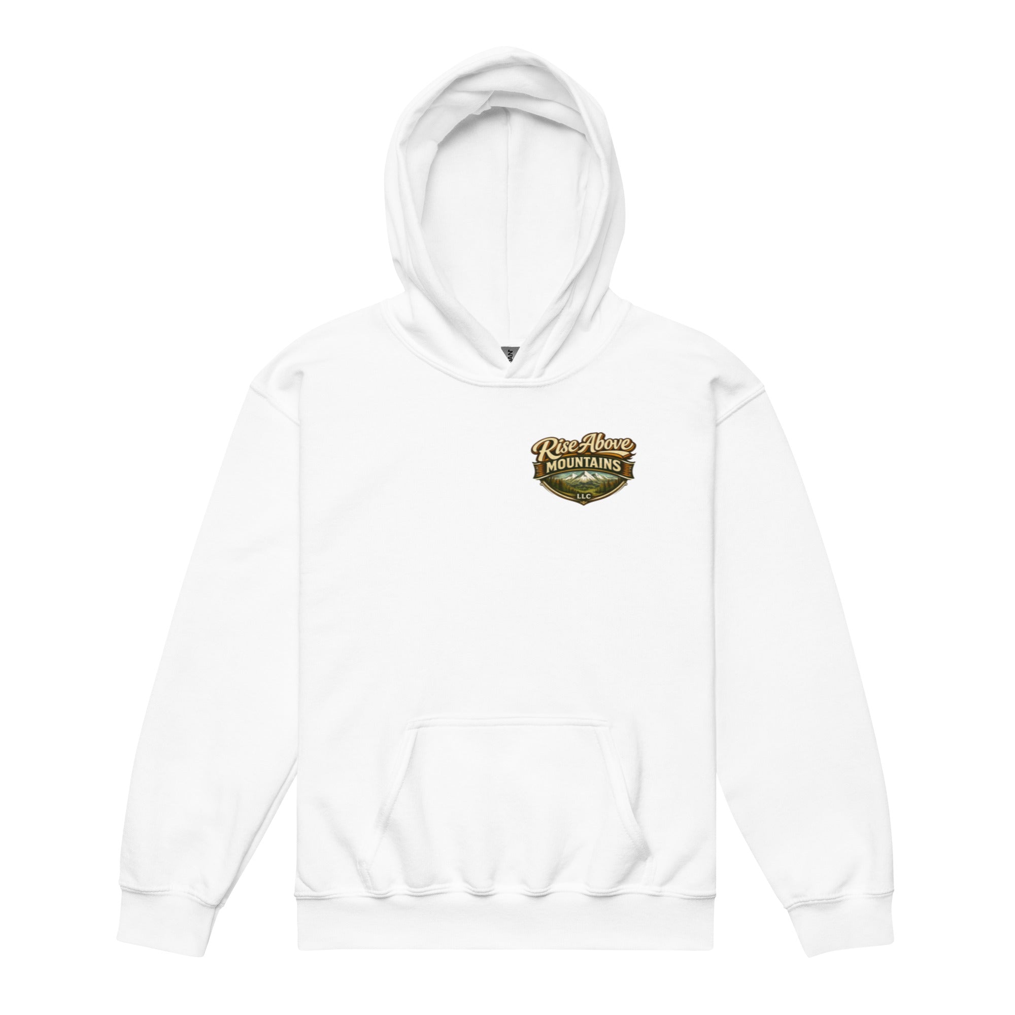 Youth "Elevate your spirit" hoodie - Rise Above Mountains LLC