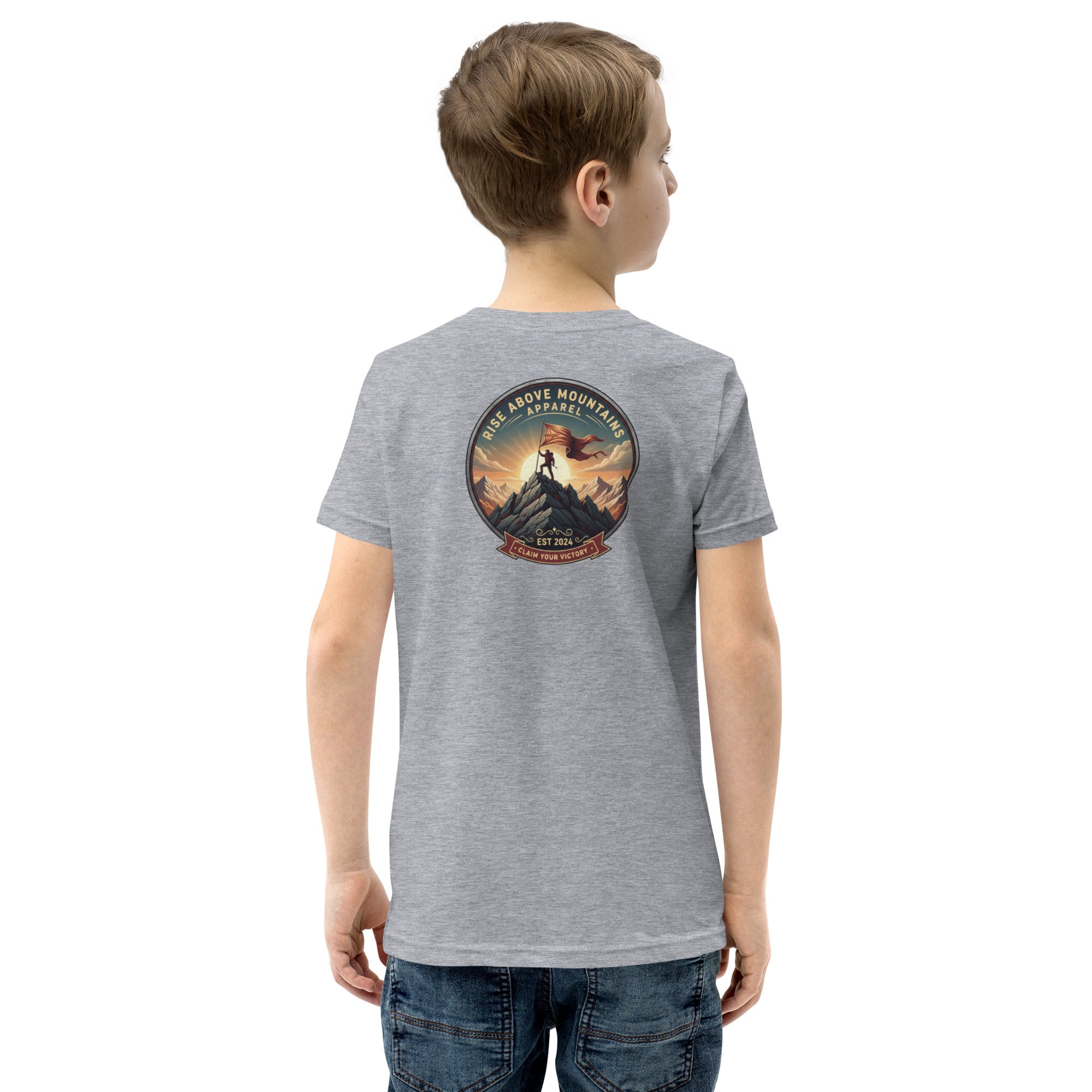 Youth "Claim your Victory" T-Shirt - Rise Above Mountains LLC