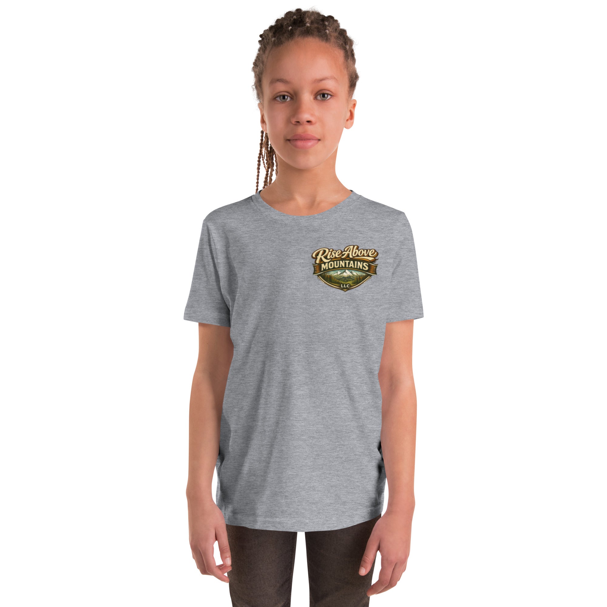 Youth "Rise above adversity" T-Shirt - Rise Above Mountains LLC