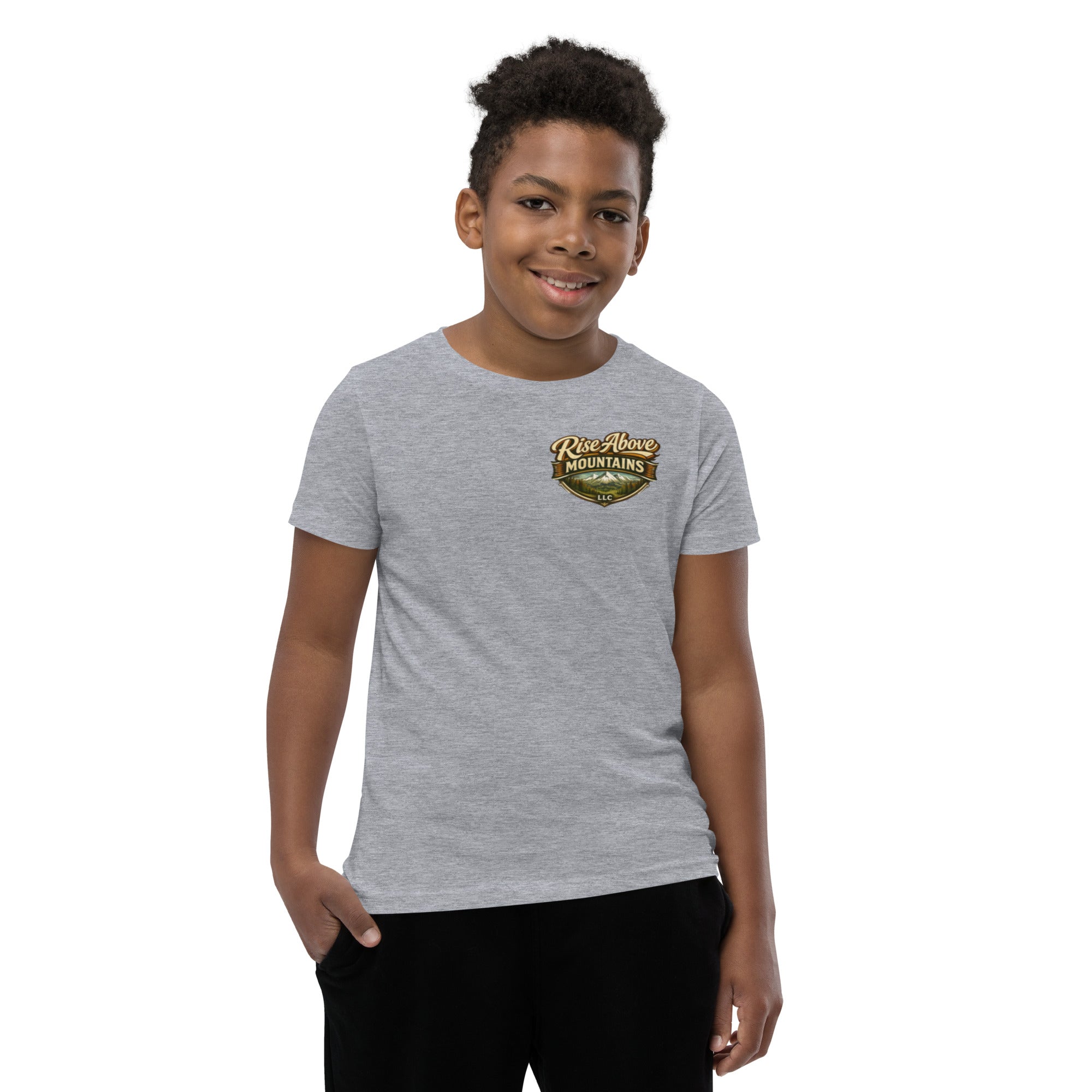 Youth "Break through your limits" T-Shirt - Rise Above Mountains LLC