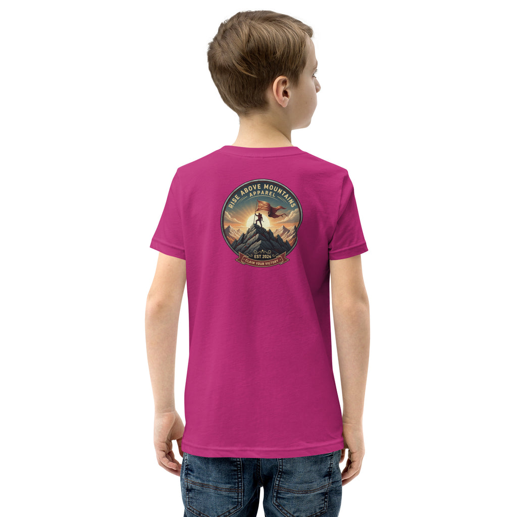 Youth "Claim your Victory" T-Shirt - Rise Above Mountains LLC