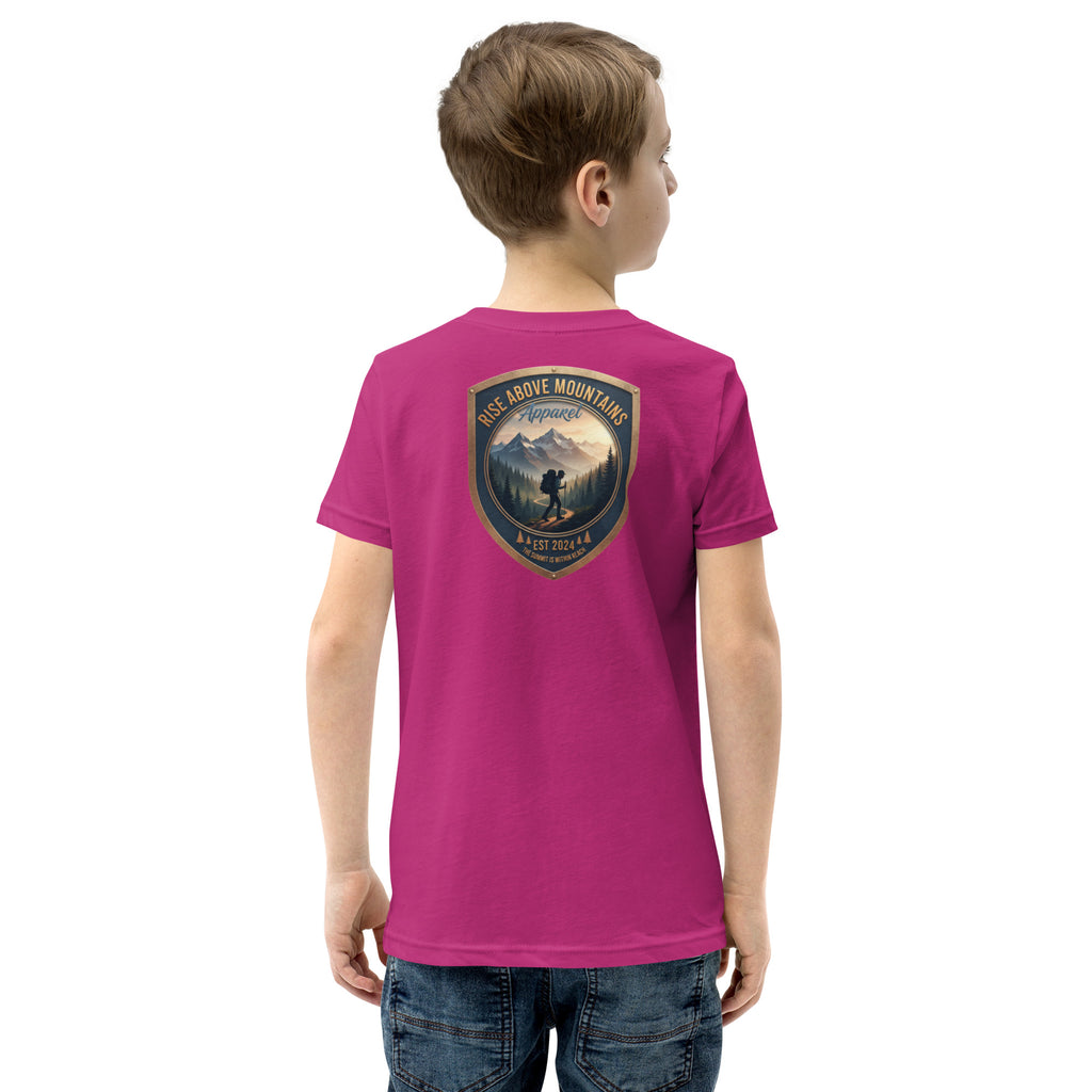Youth "The summit is within reach" T-Shirt - Rise Above Mountains LLC